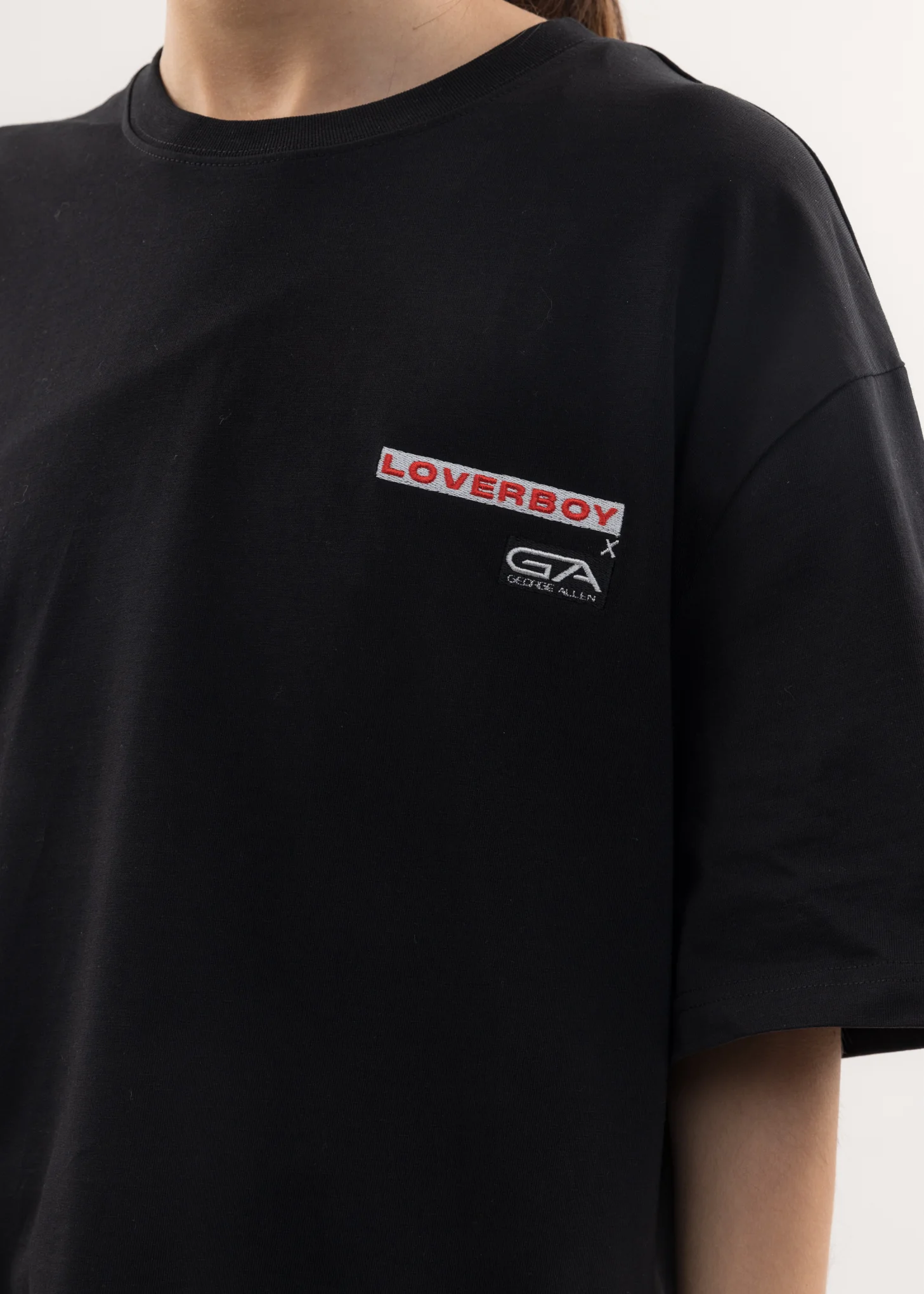 Black GEORGE ALLAN Artwork T-Shirt - Image 4