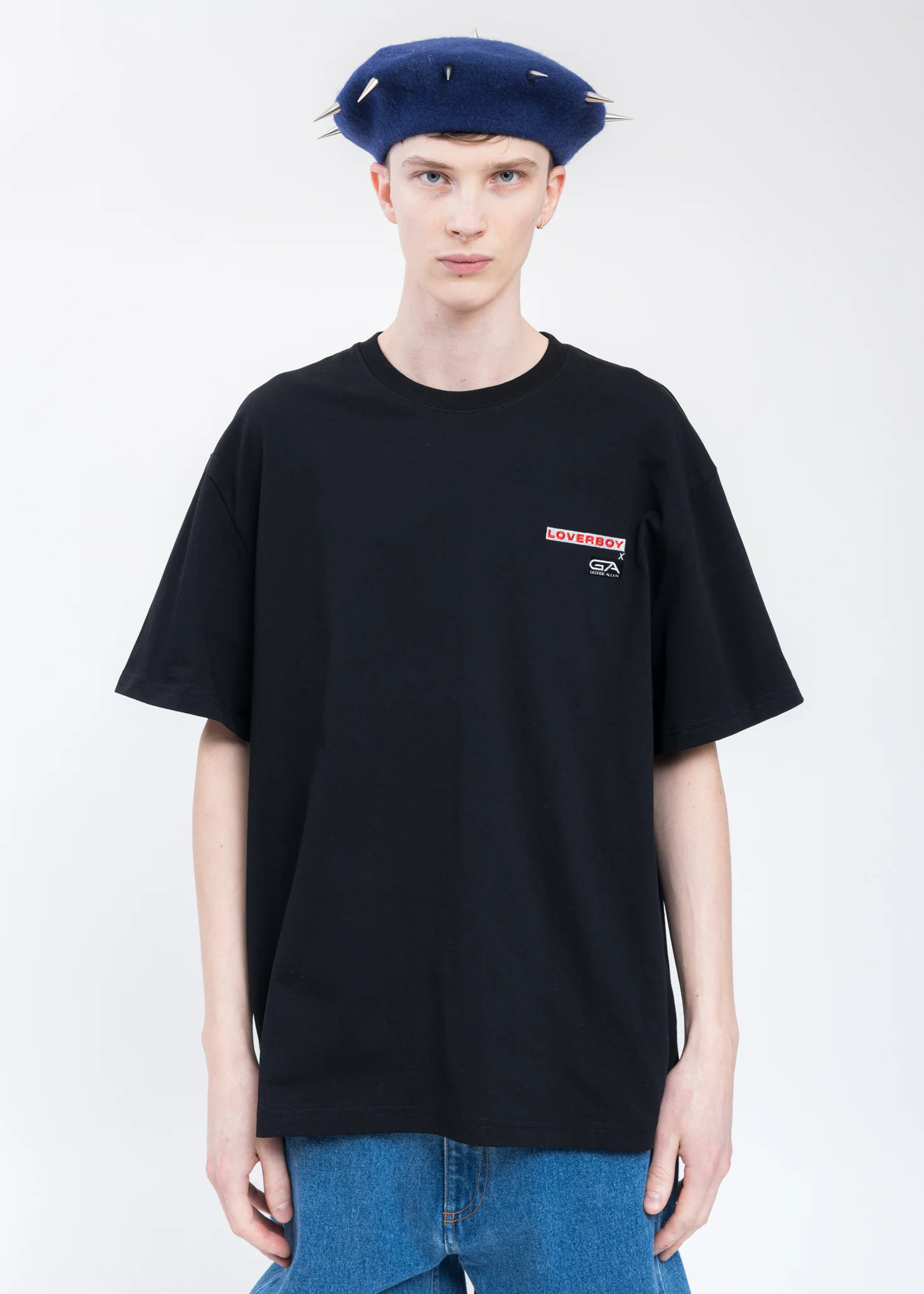 Black GEORGE ALLAN Artwork T-Shirt