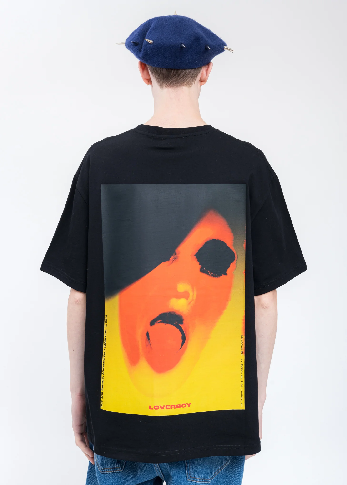 Black GEORGE ALLAN Artwork T-Shirt - Image 2
