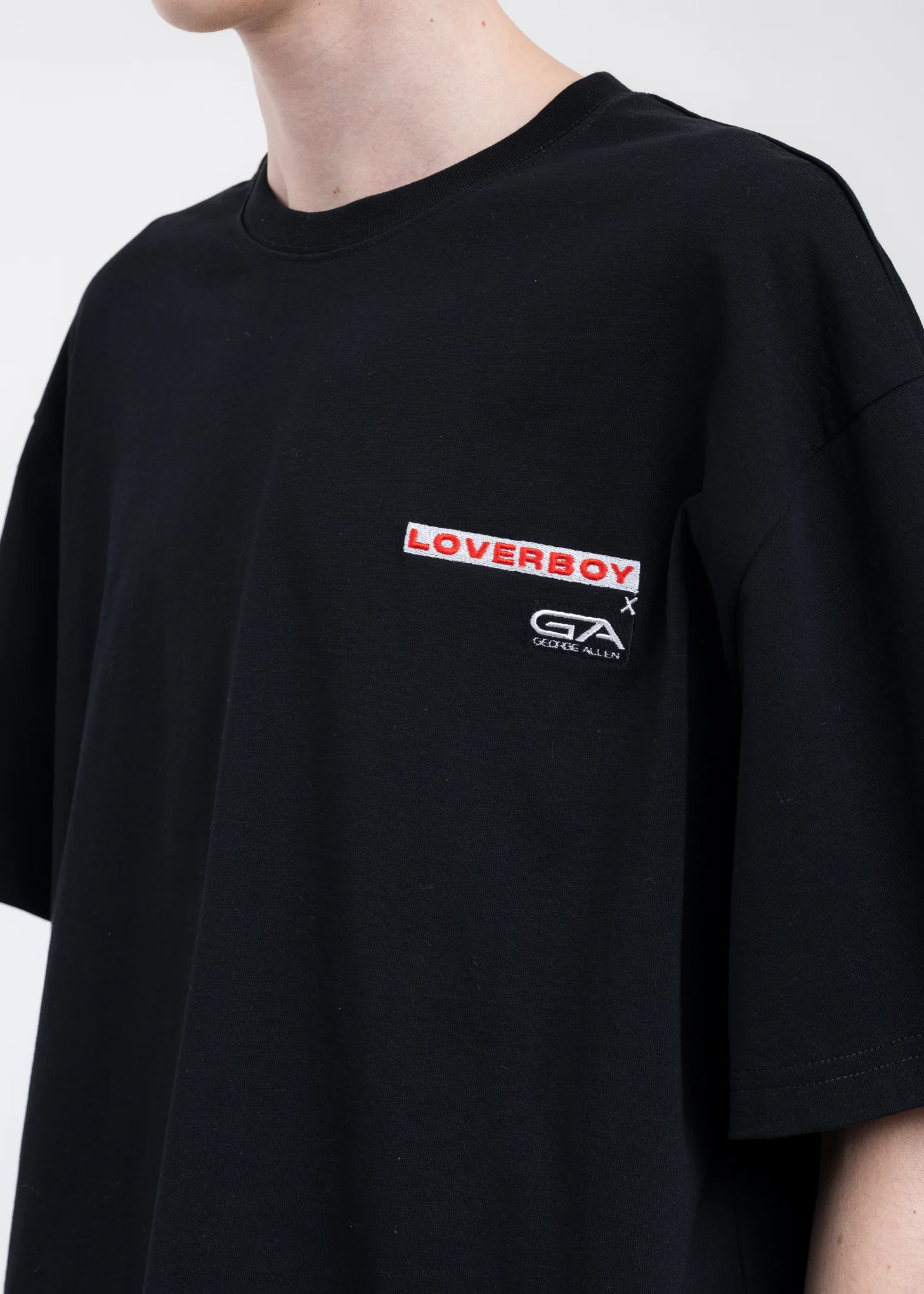 Black GEORGE ALLAN Artwork T-Shirt - Image 4
