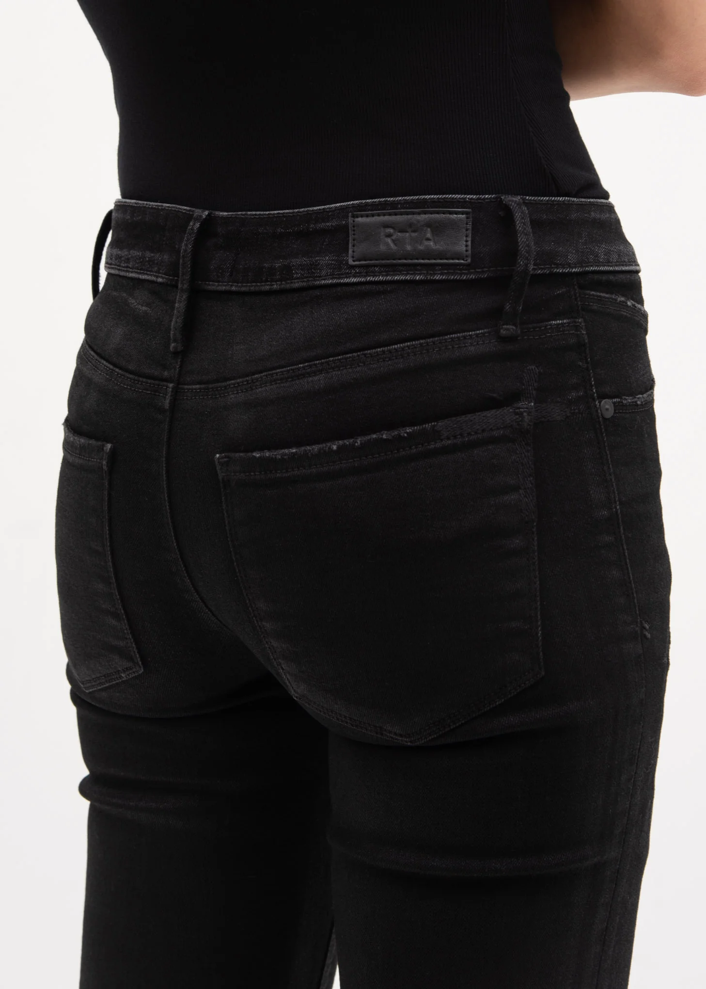 Black Glaze Prince Crop Skinny Jeans - Image 5
