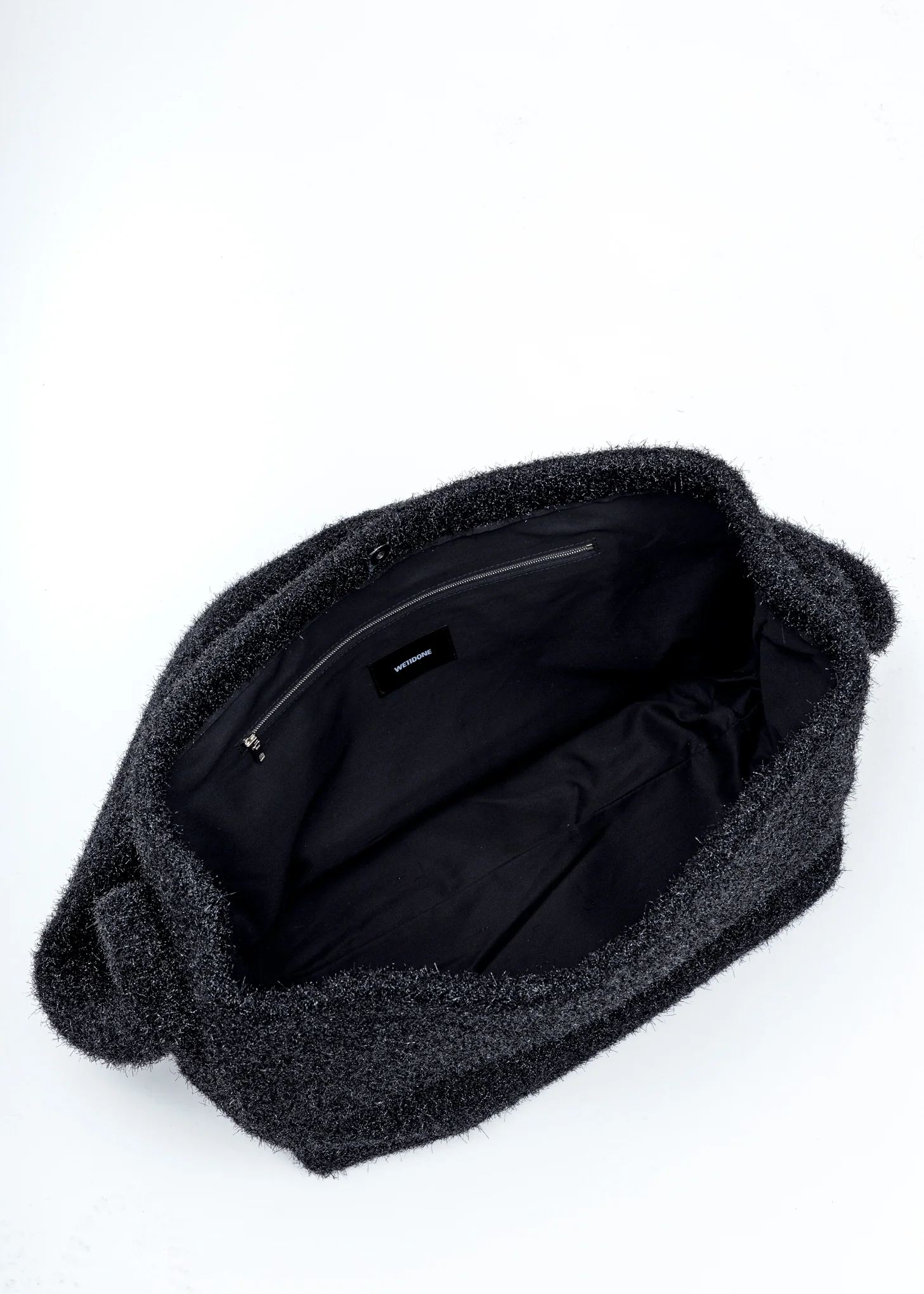 Black Glitter Crossbody Bag (Pins Separate) - Image 6