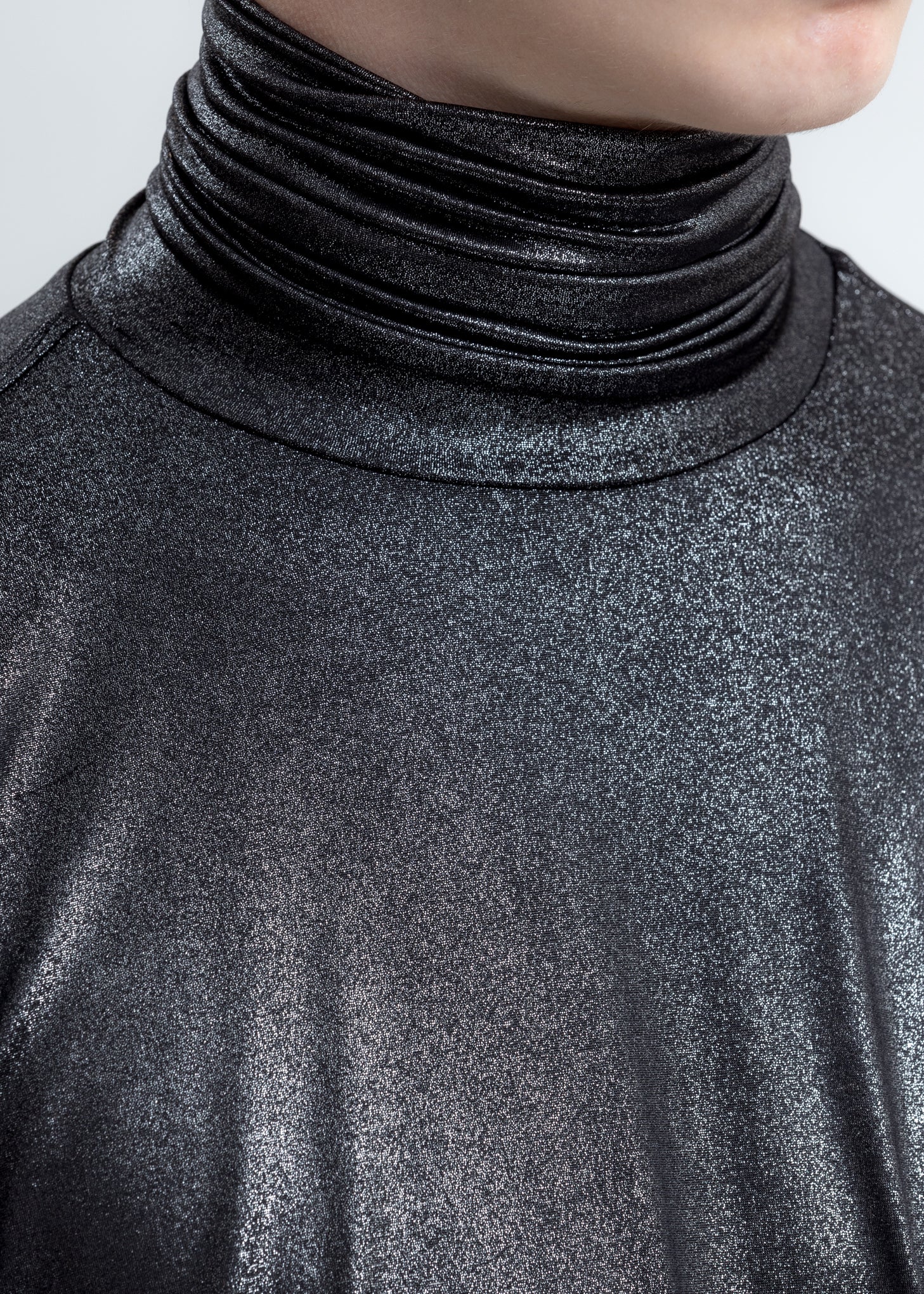 Black Glitter Turtleneck - Image 3