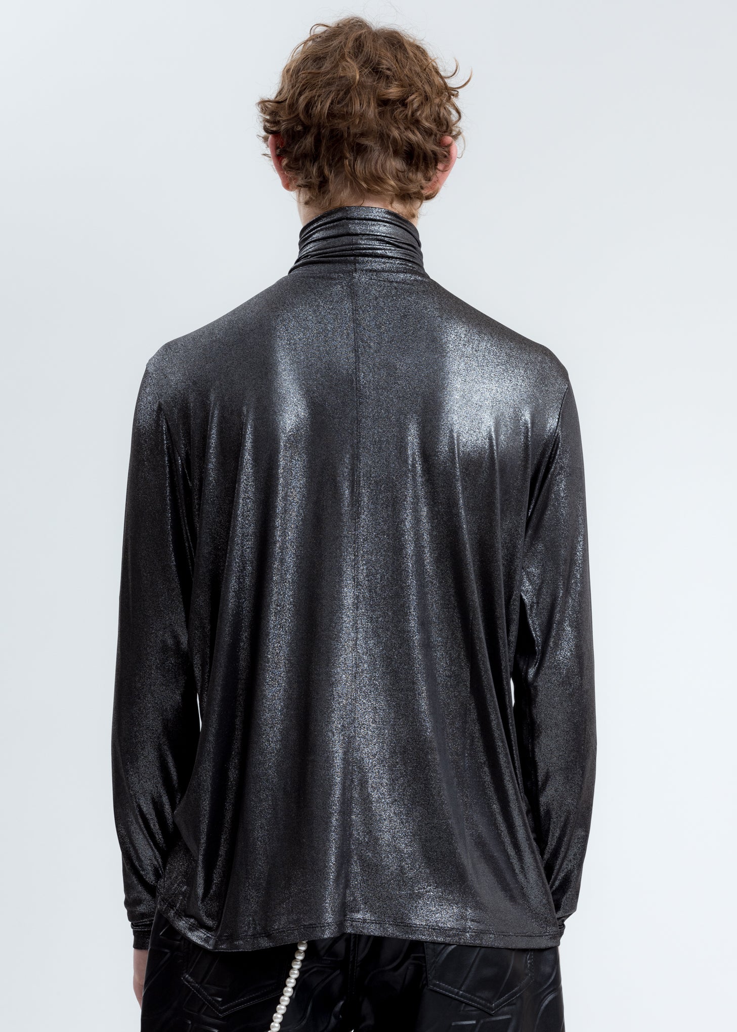 Black Glitter Turtleneck - Image 4