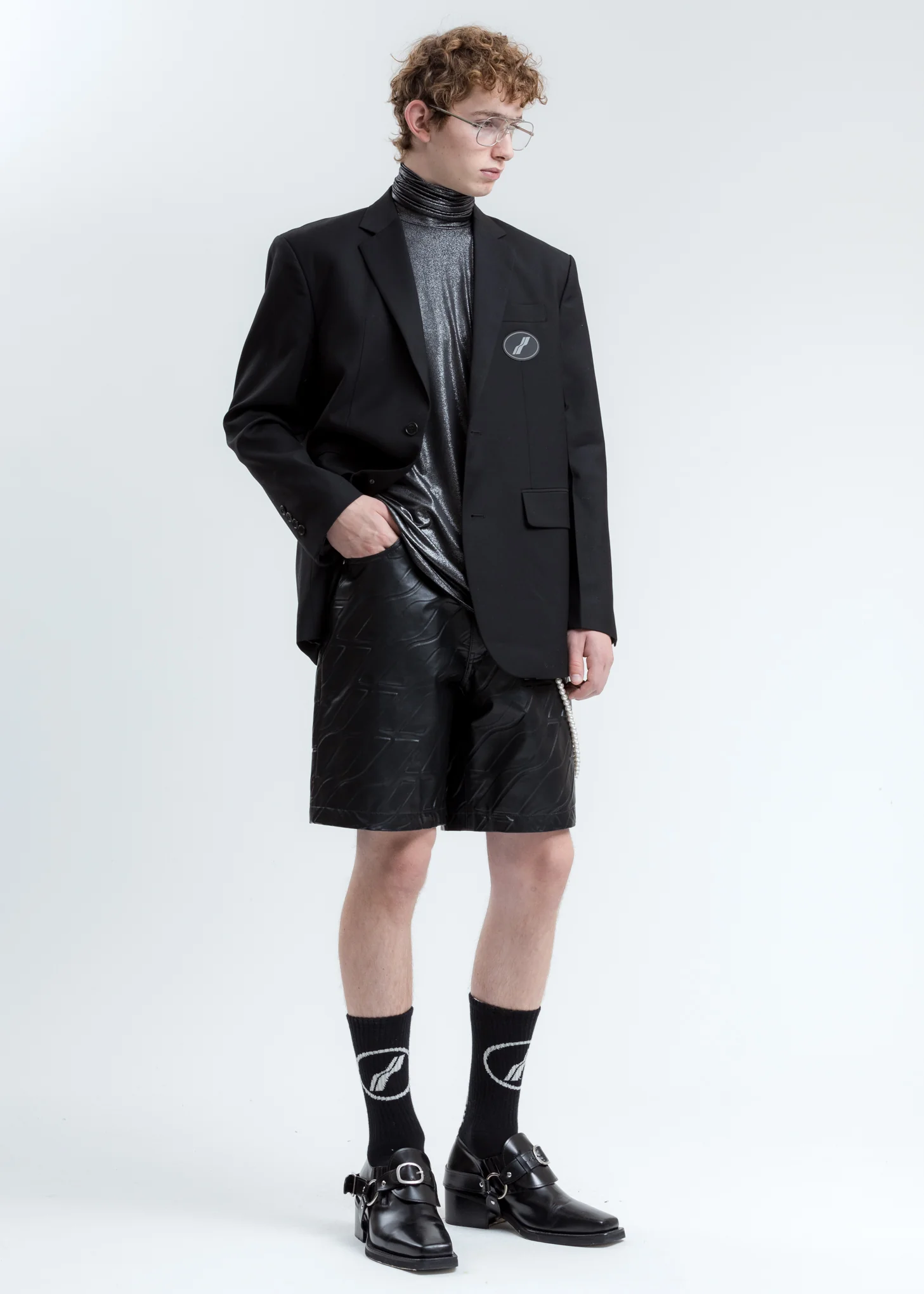 Black Glitter Turtleneck - Image 5