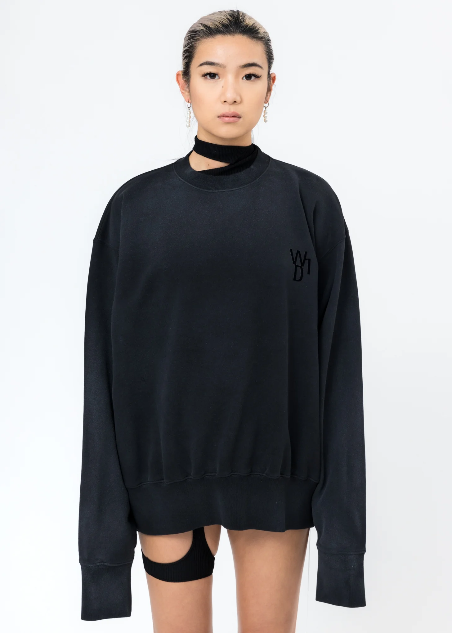 Black Glow In The Dark Teddy Sweater - Image 3
