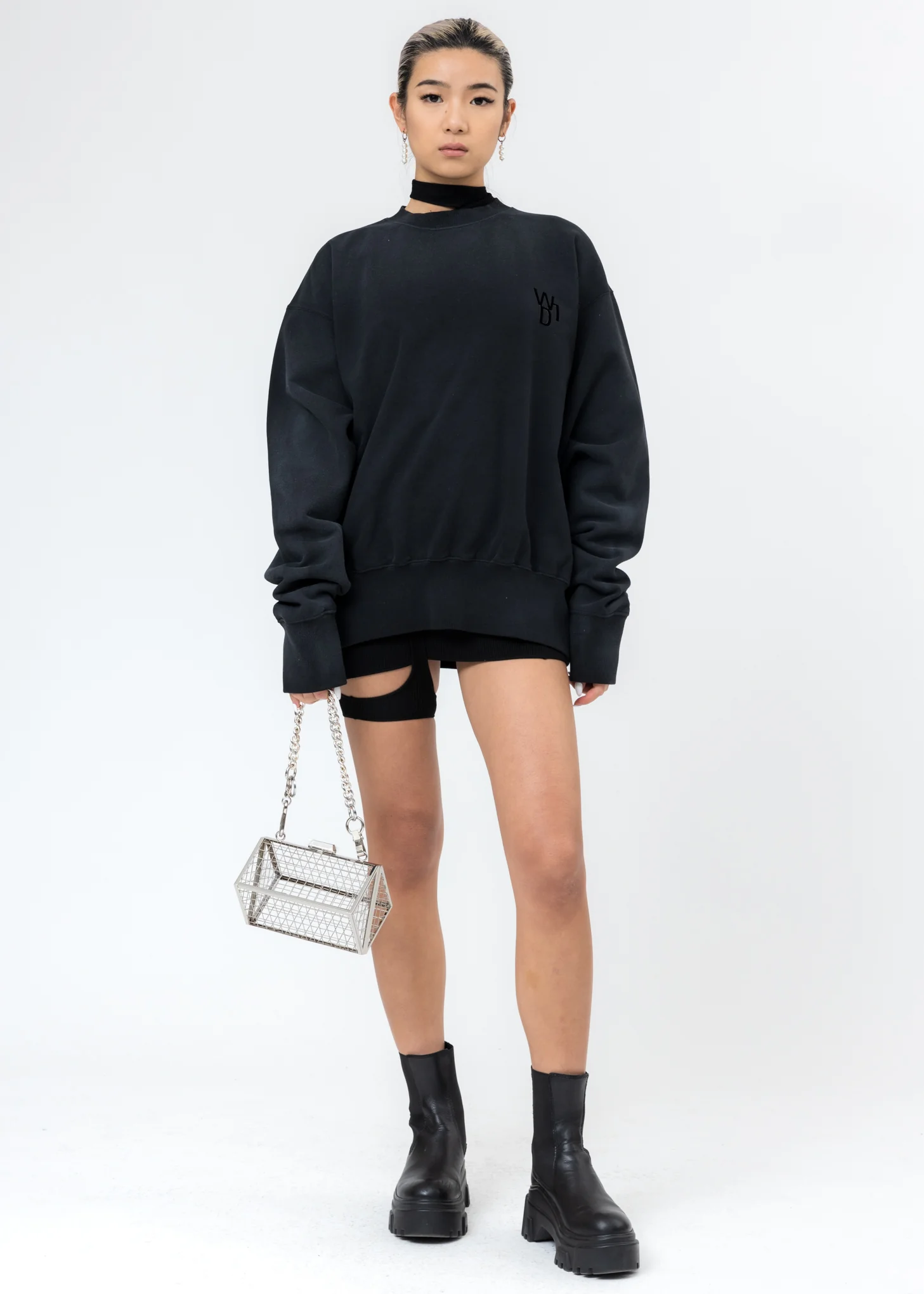 Black Glow In The Dark Teddy Sweater - Image 7