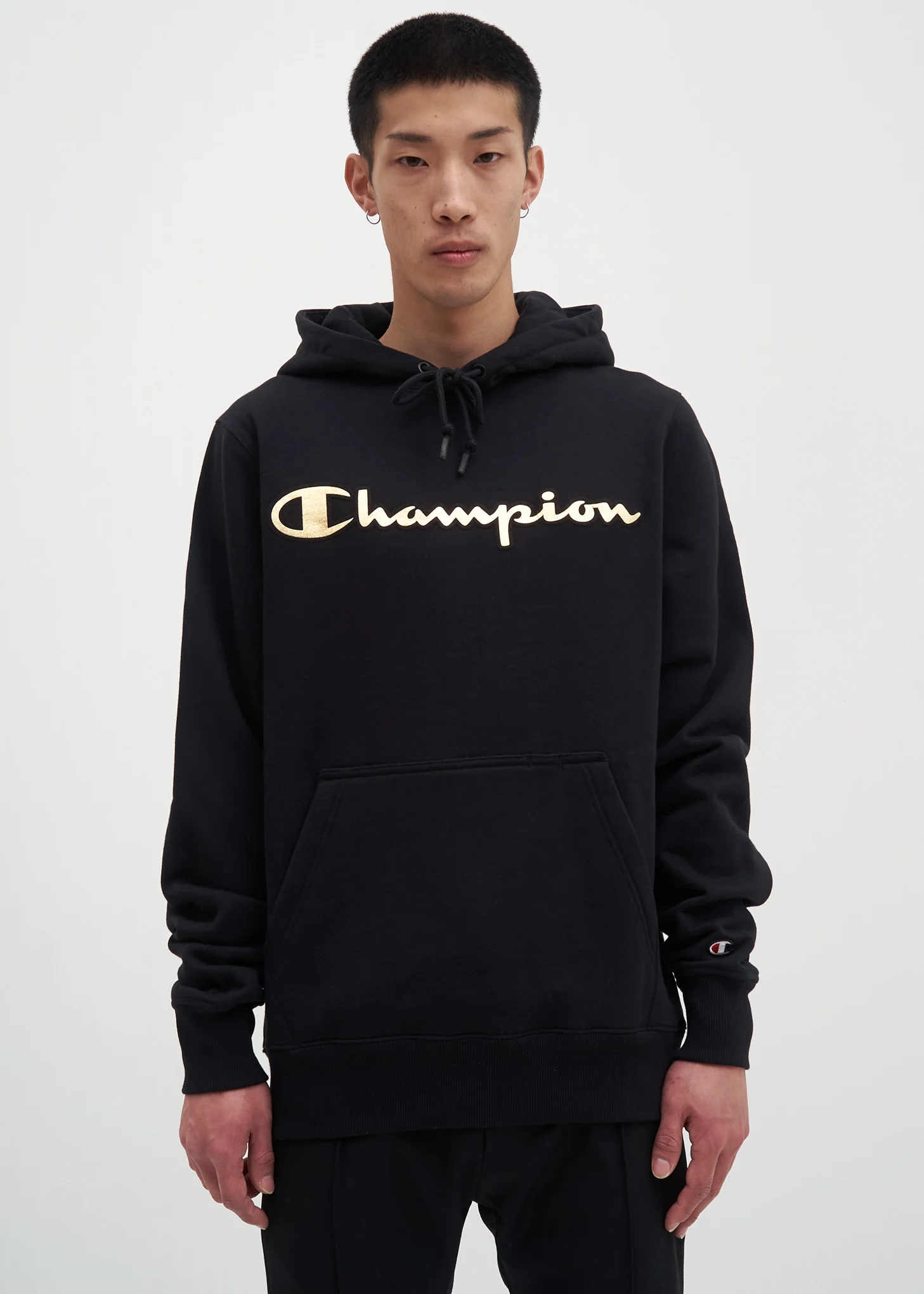 Black Gold Logo Hoodie