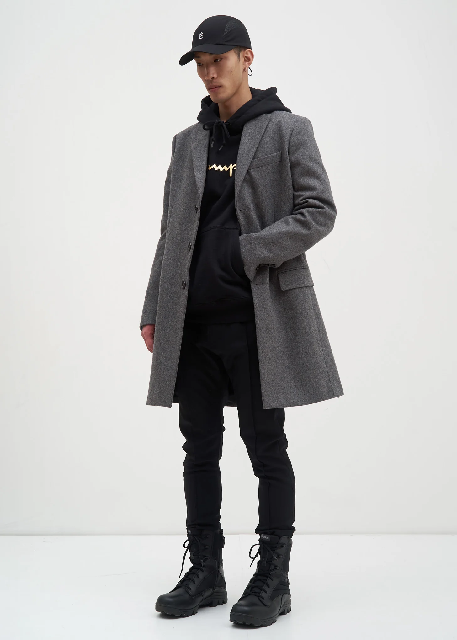 Black Gold Logo Hoodie - Image 2