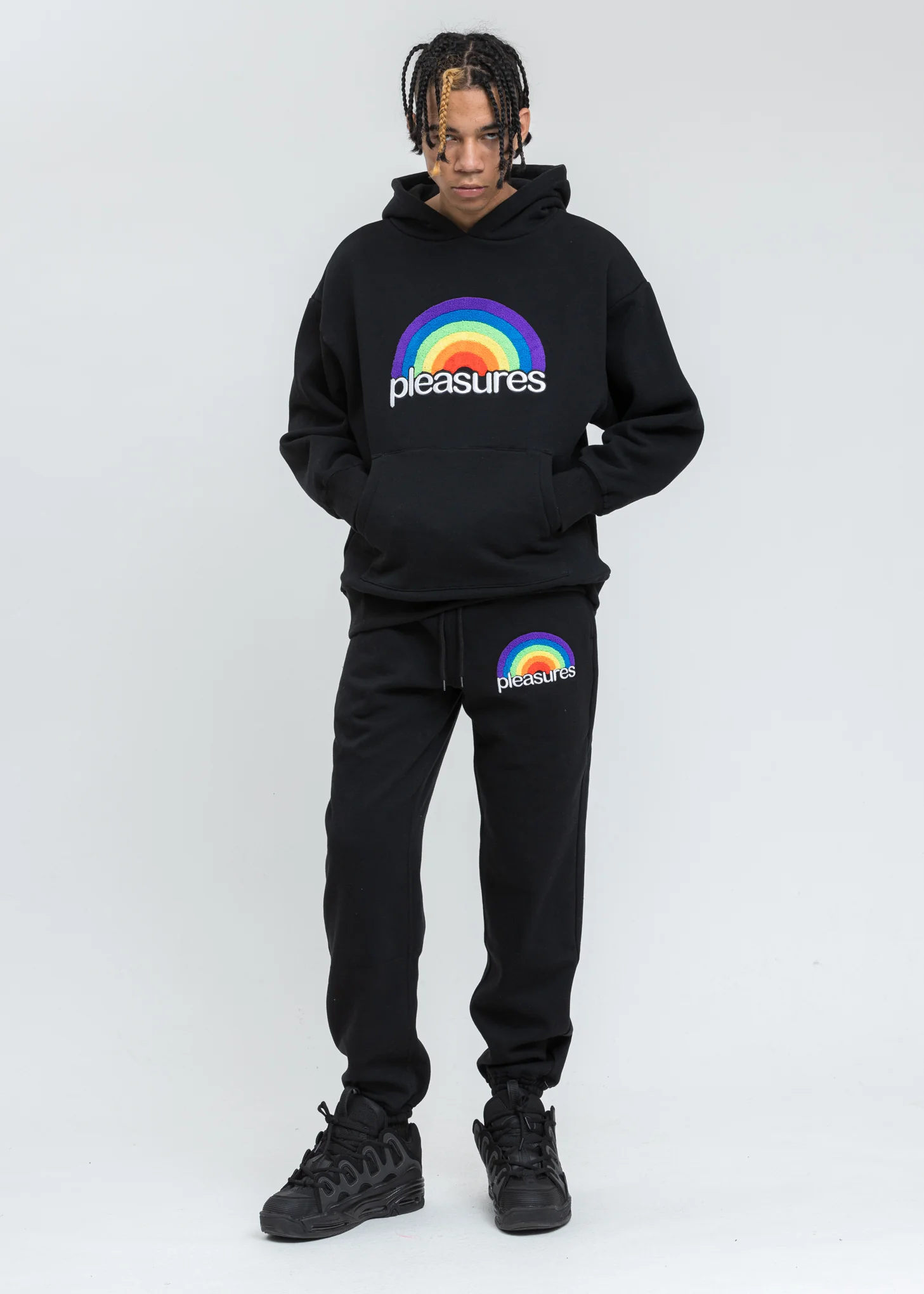 Black Good Time Sweater Pants - Image 5