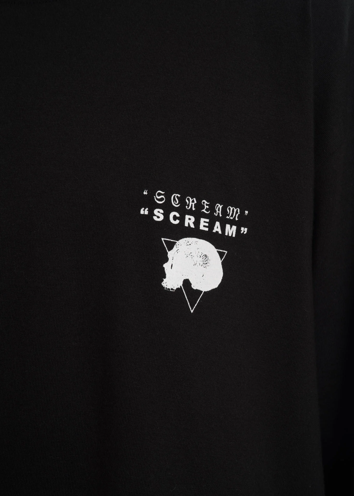 Black Graphic L/S T-Shirt - Image 5