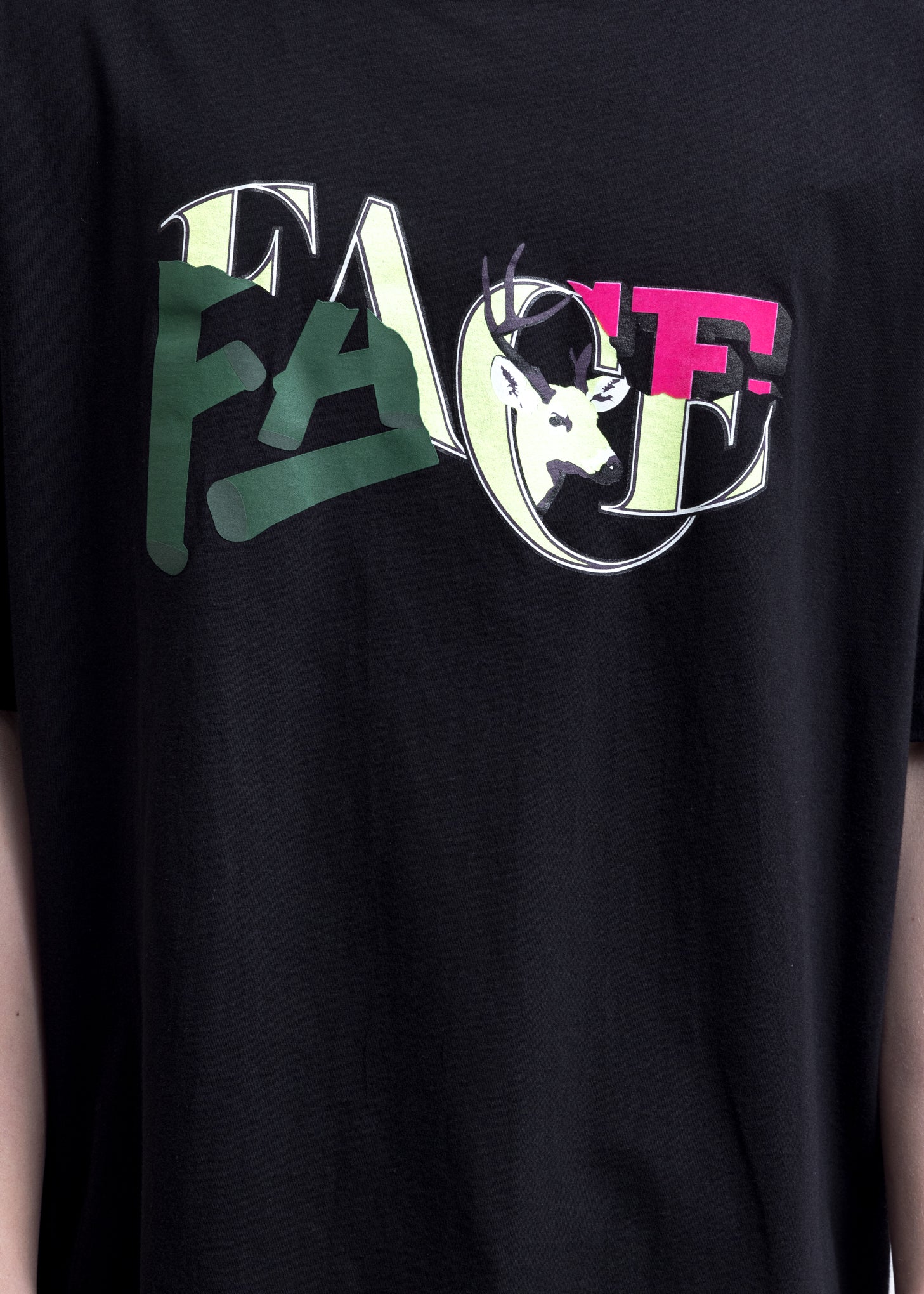 Black Graphic Logo Big Tee - Image 2