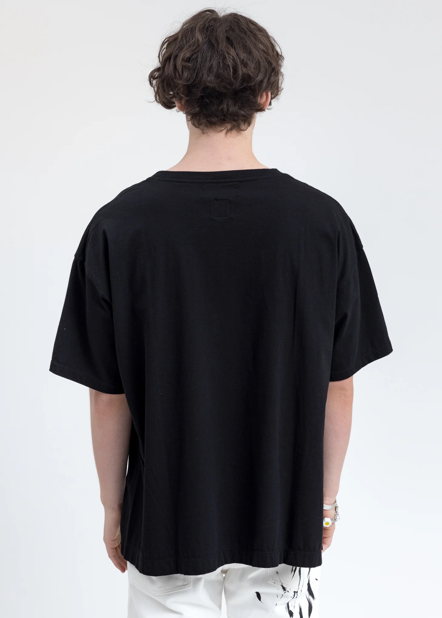Black Graphic Logo Big Tee - Image 4