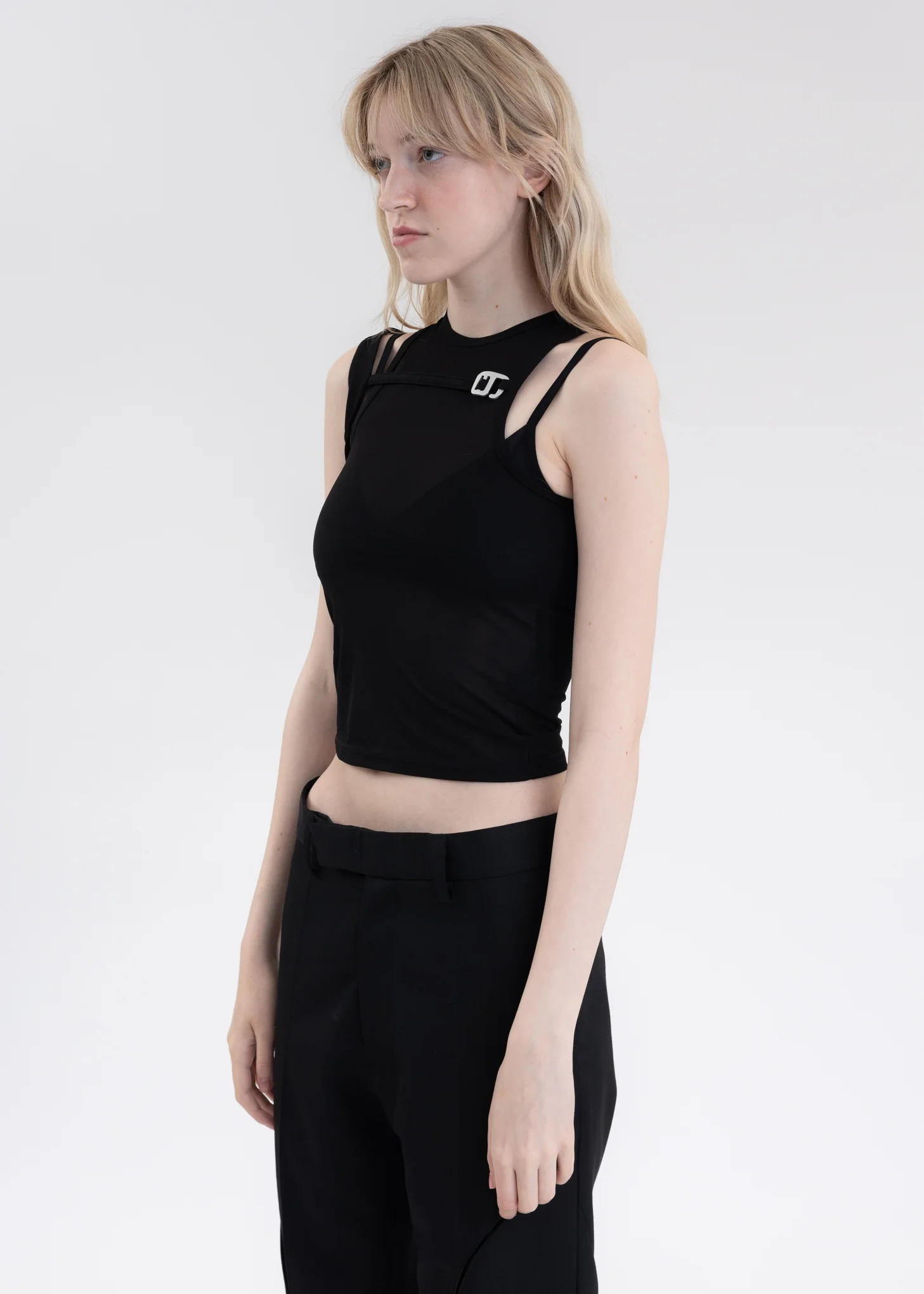 Black GREGARIA TANK TOP - Image 3