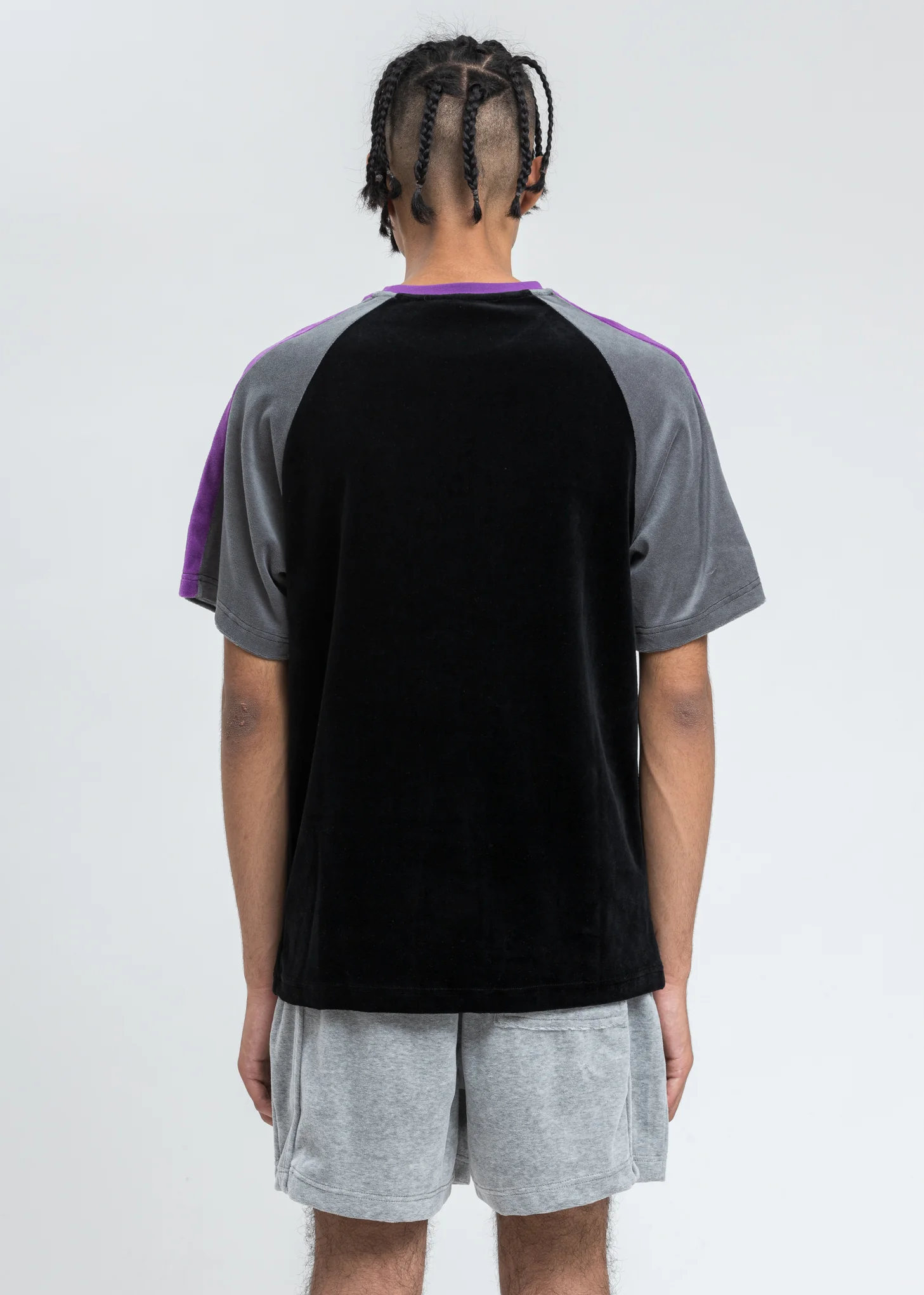 Black Grime Velour T-Shirt - Image 4