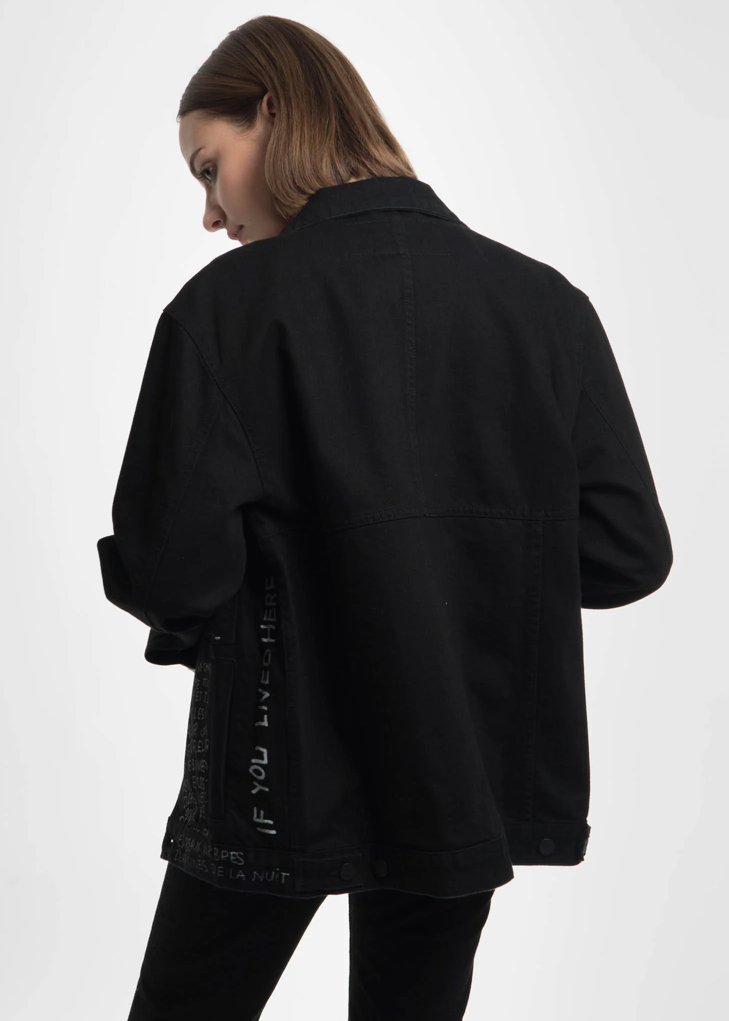 Black Guest Blanco Denim Jacket - Image 2