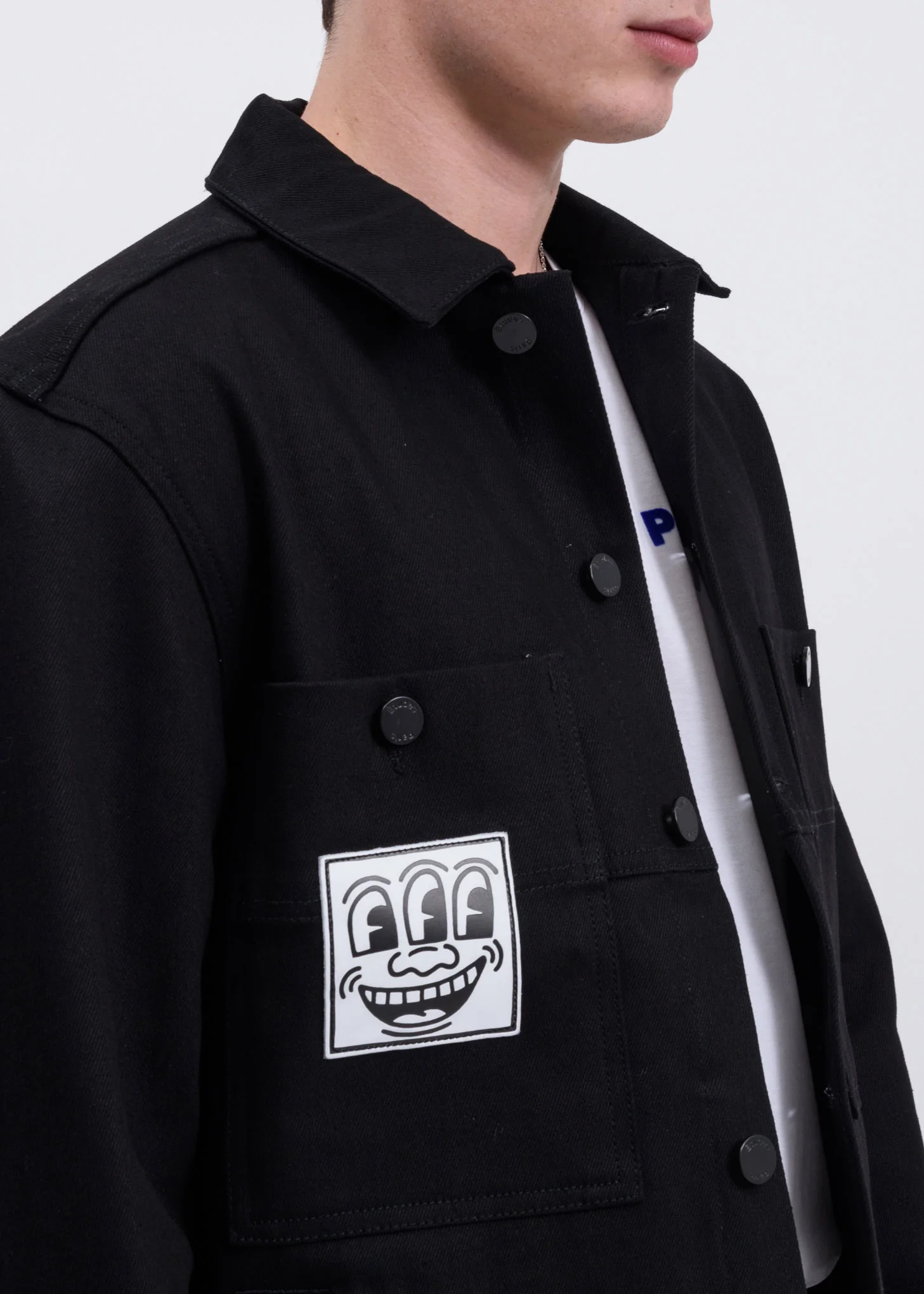 Black Guest KH Denim Jacket - Image 3