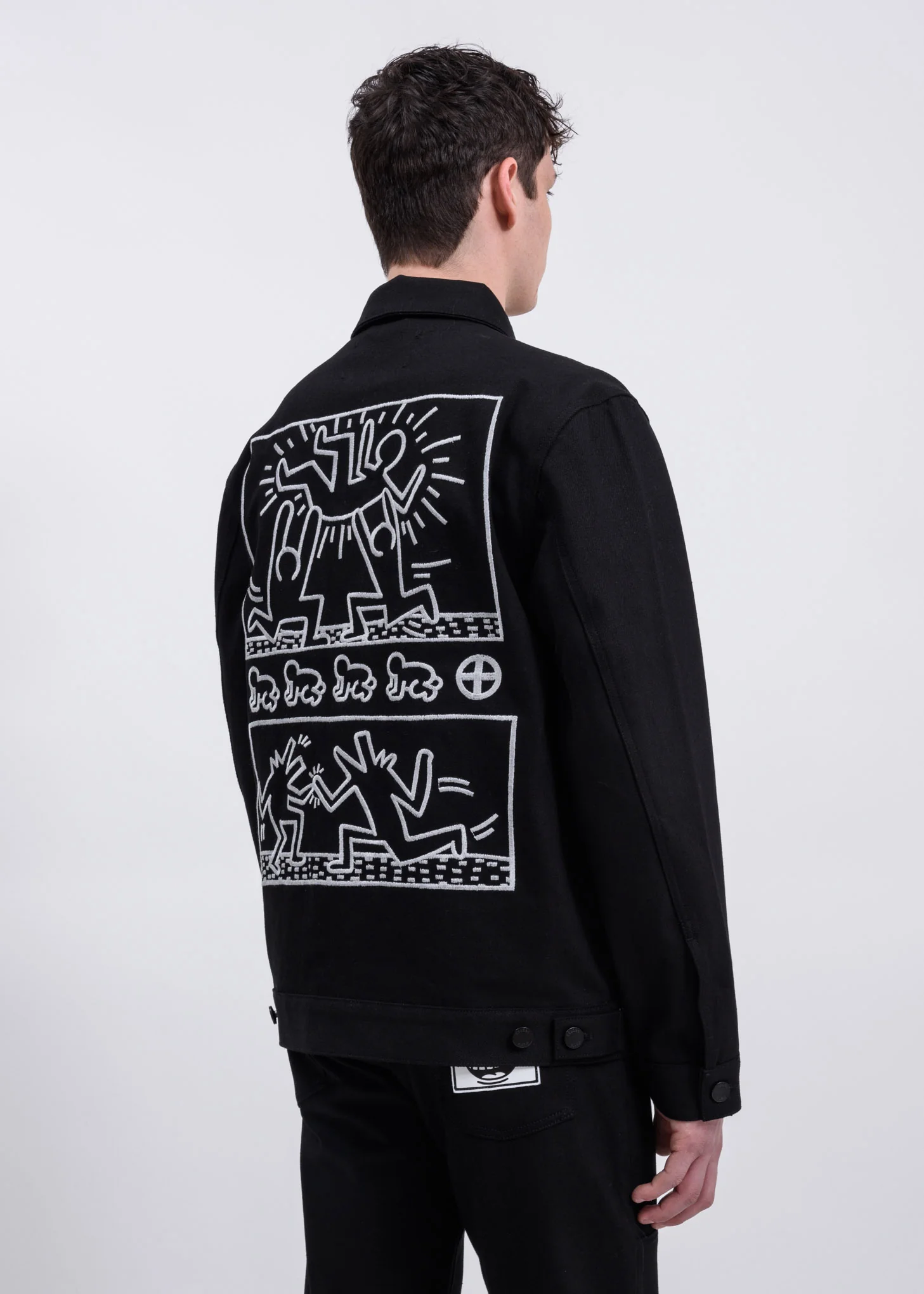 Black Guest KH Denim Jacket - Image 4
