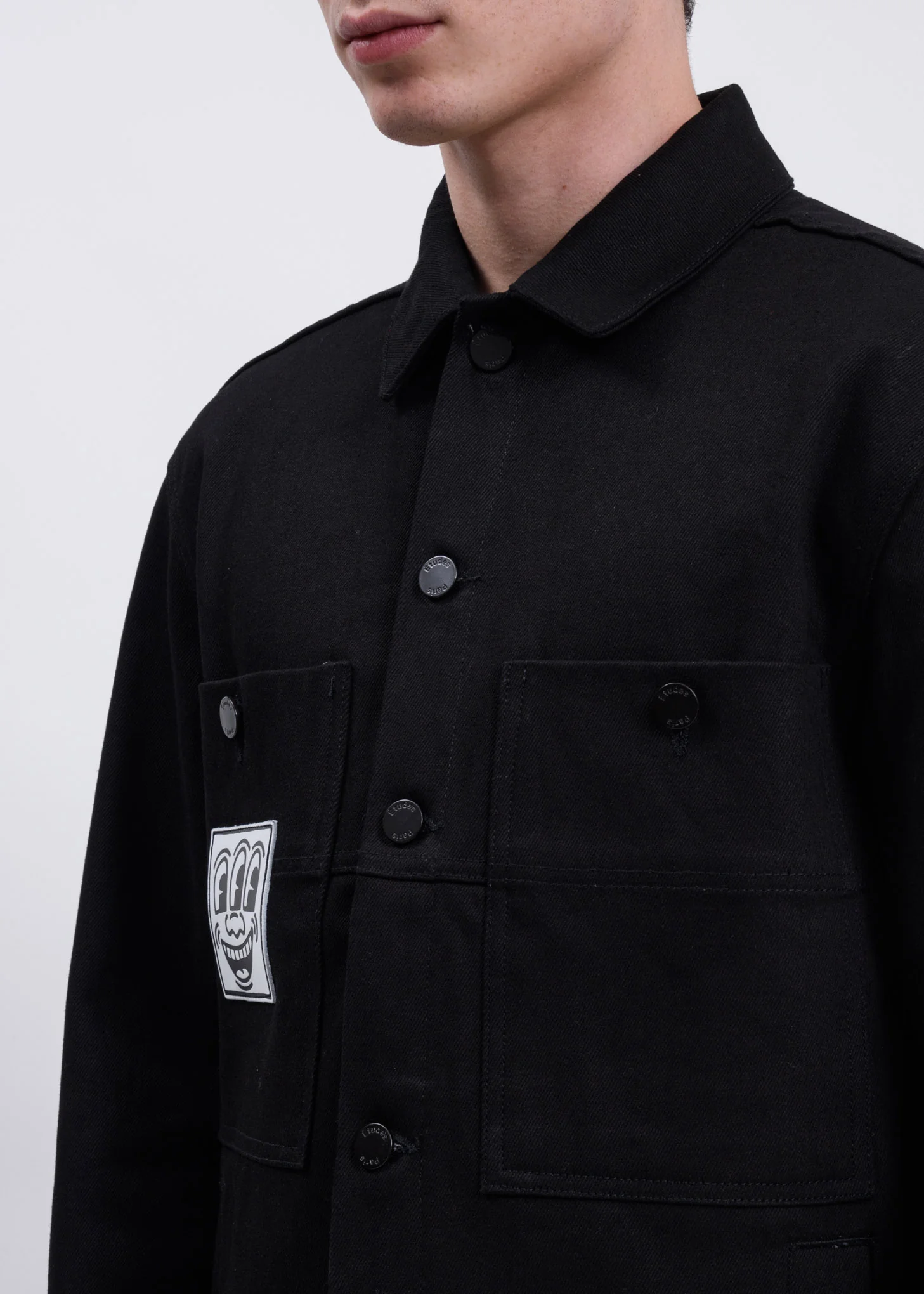 Black Guest KH Denim Jacket - Image 6