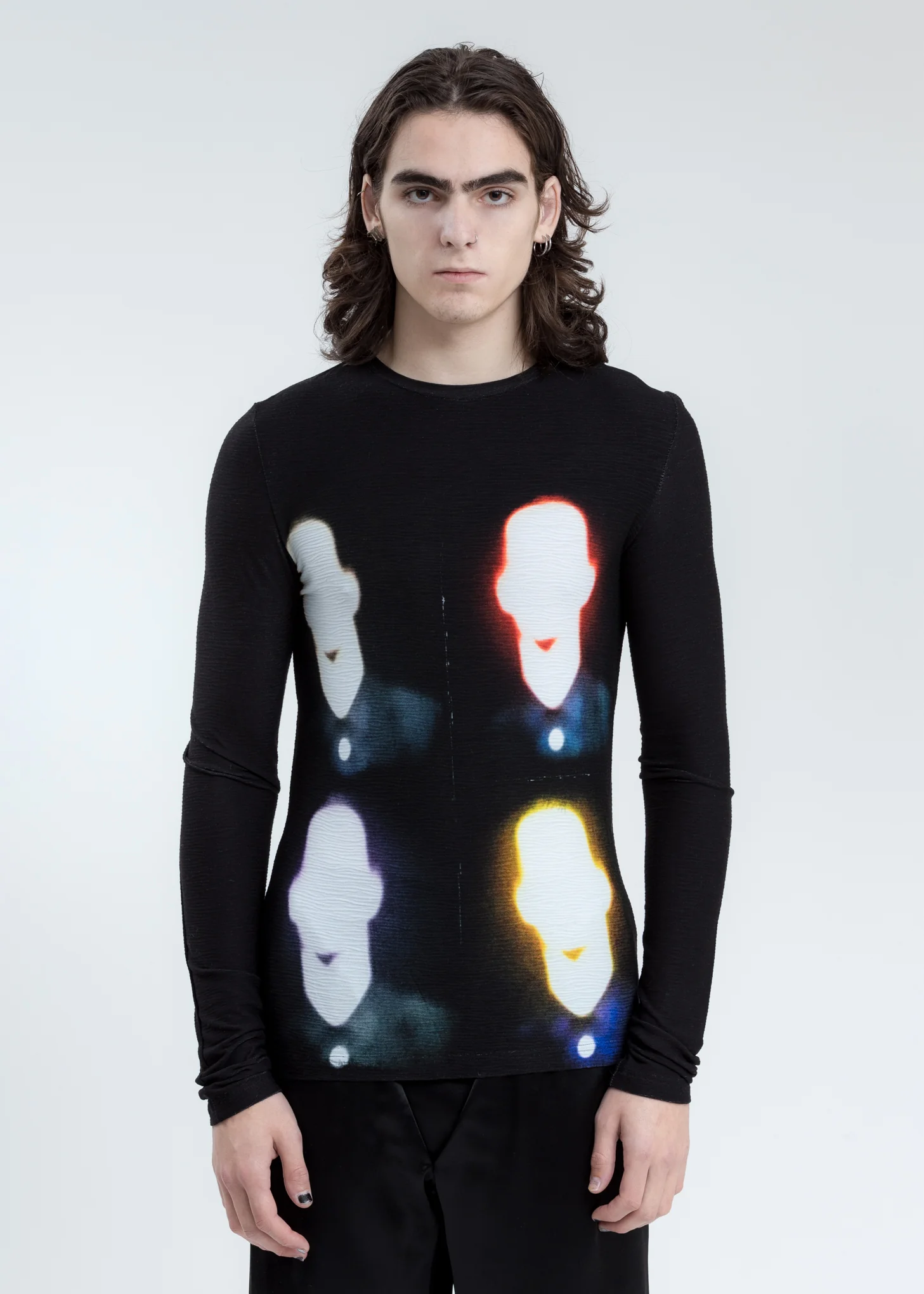 Black Hacker Slim Longsleeve