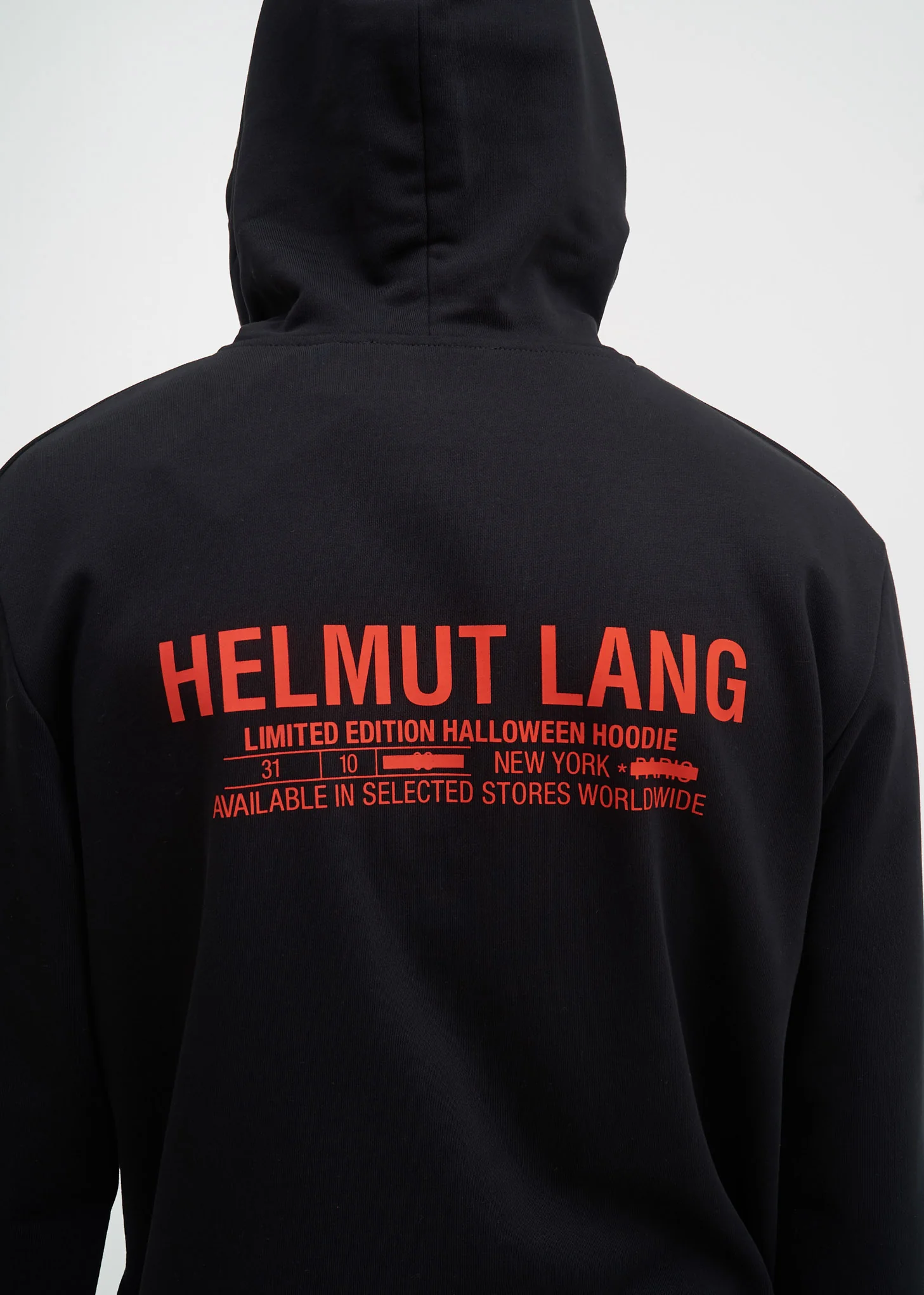 Black Halloween Printed Hoodie - Image 2
