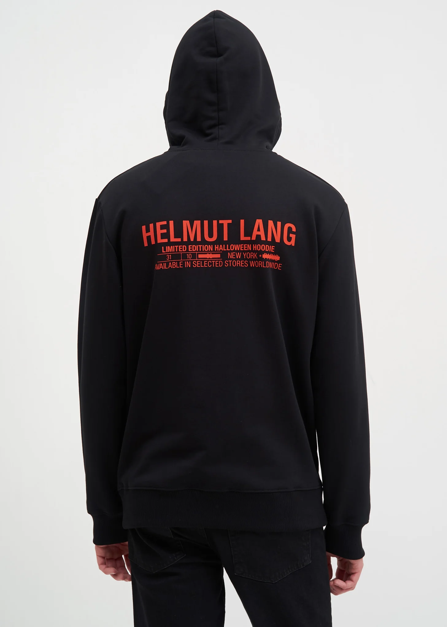 Black Halloween Printed Hoodie - Image 3