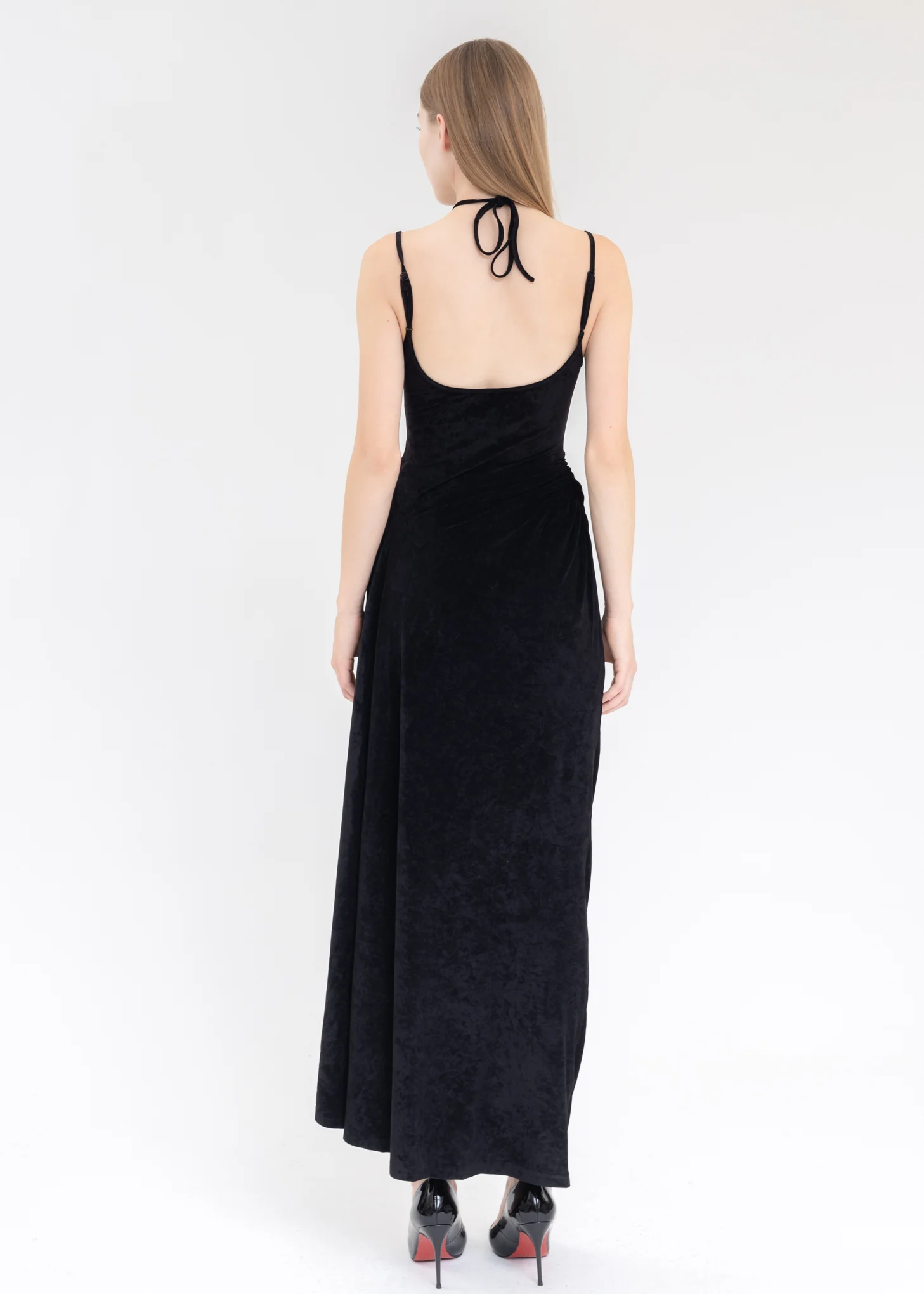 Black Halter Dress - Image 2