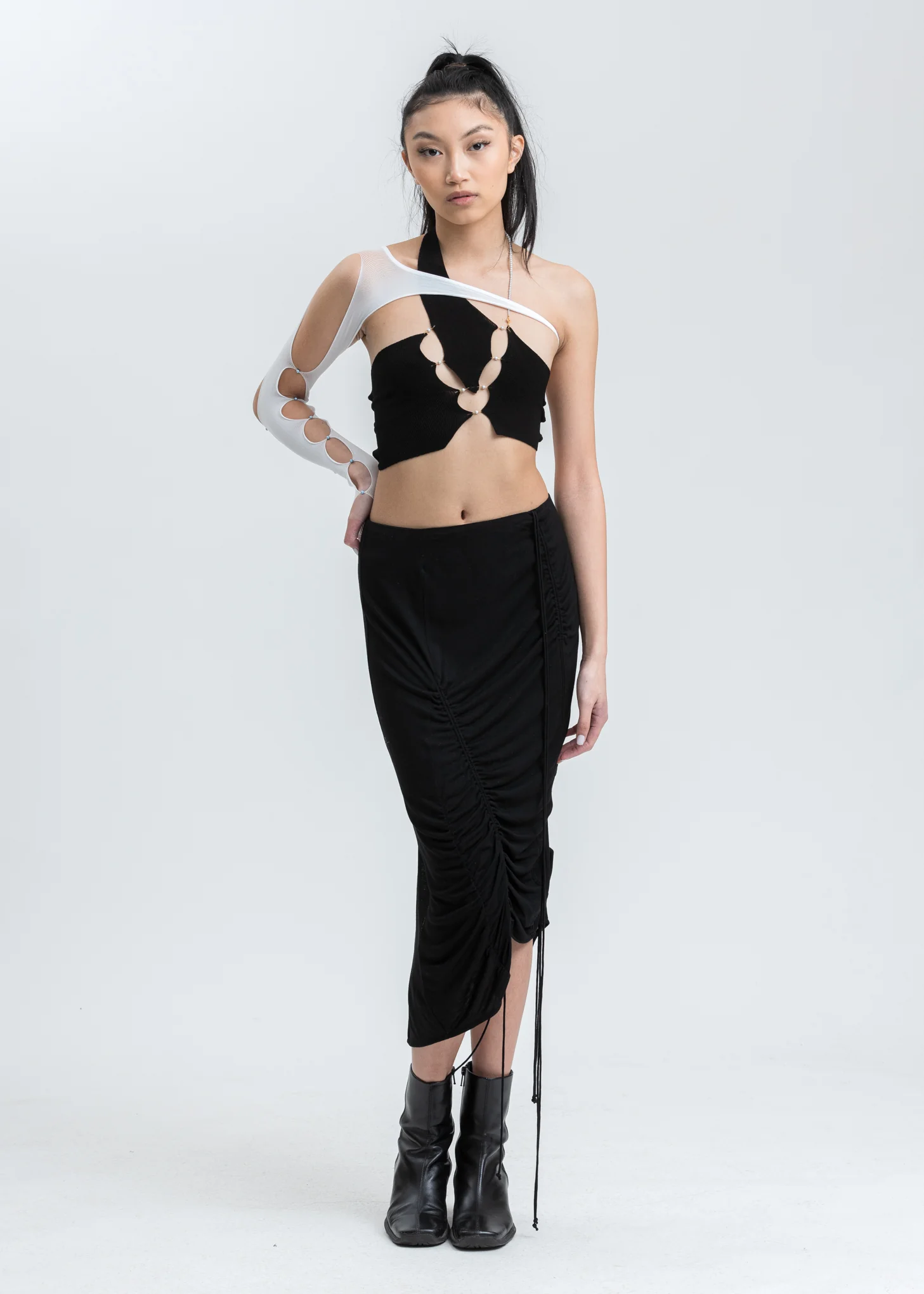 Black Halter Neck Top - Image 10