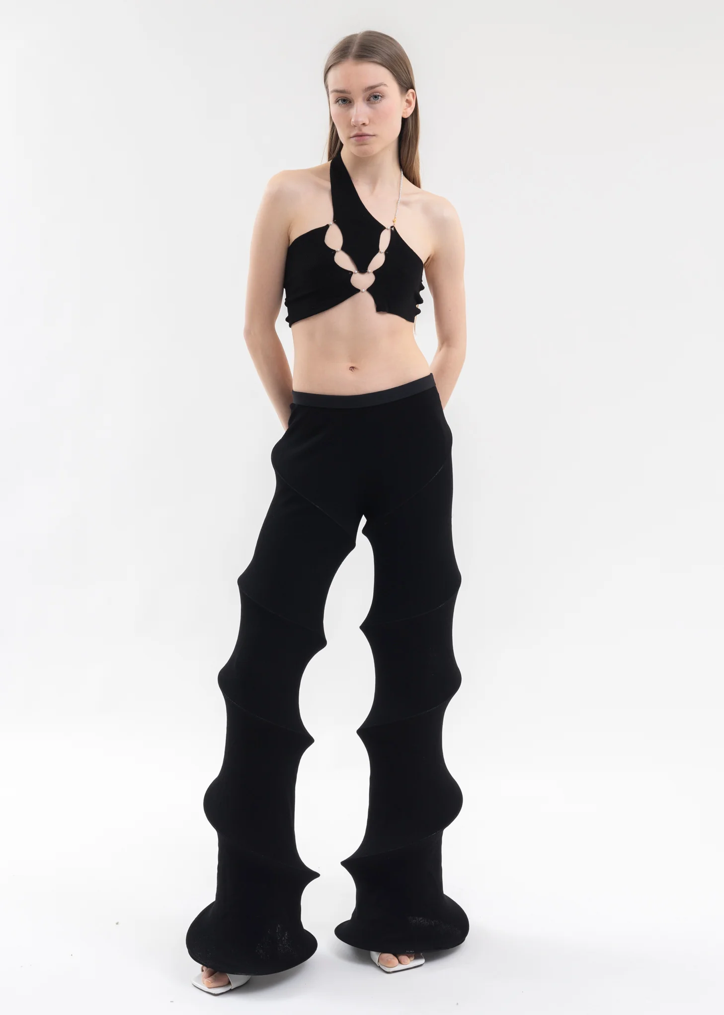 Black Halter Neck Top - Image 5