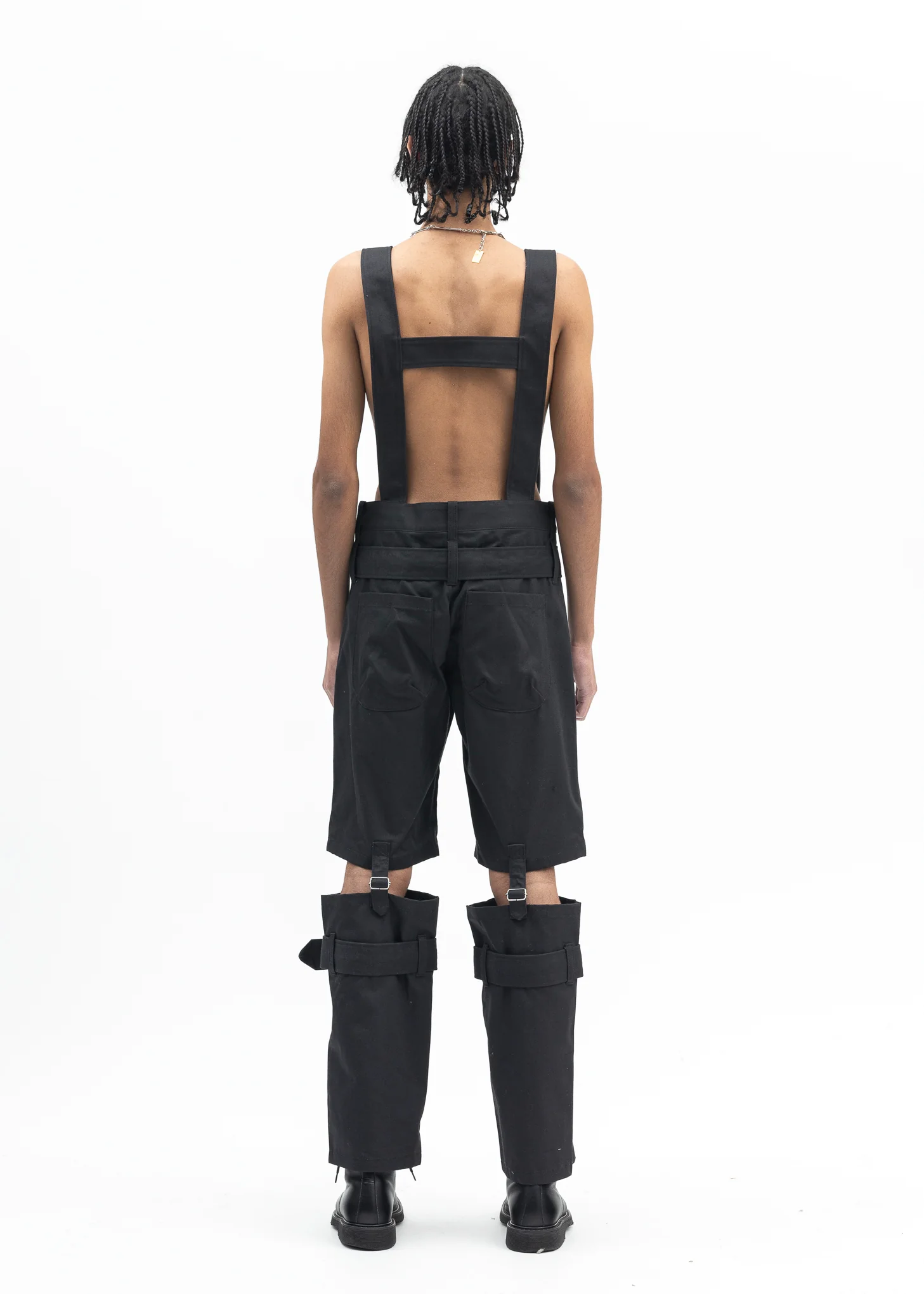 BLACK HARNESS BONDAGE PANTS - Image 3