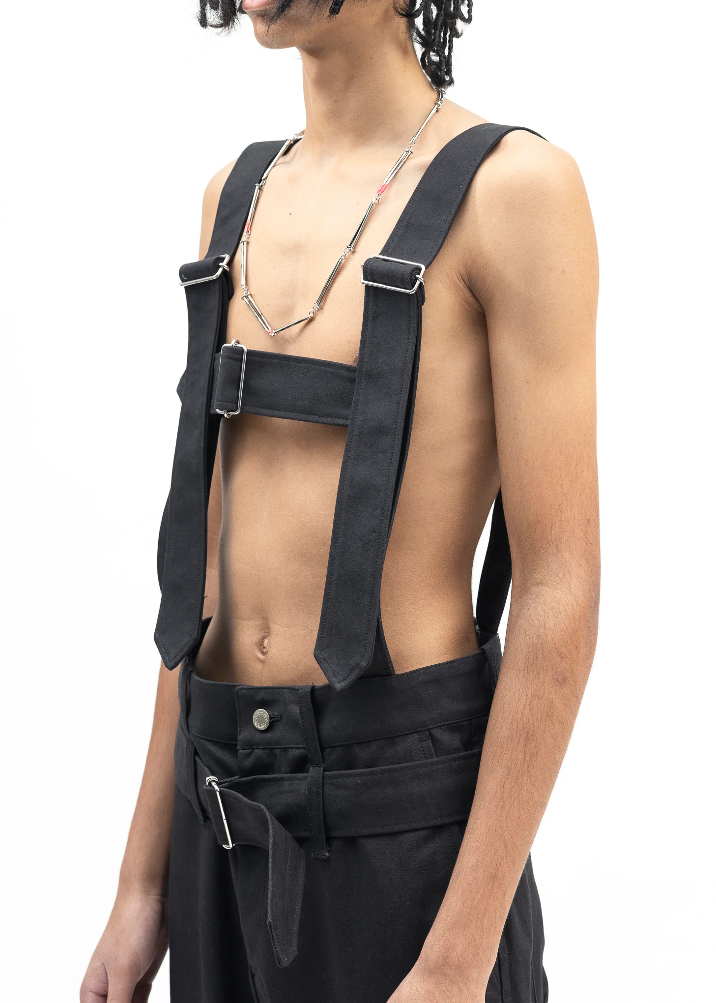 BLACK HARNESS BONDAGE PANTS - Image 5