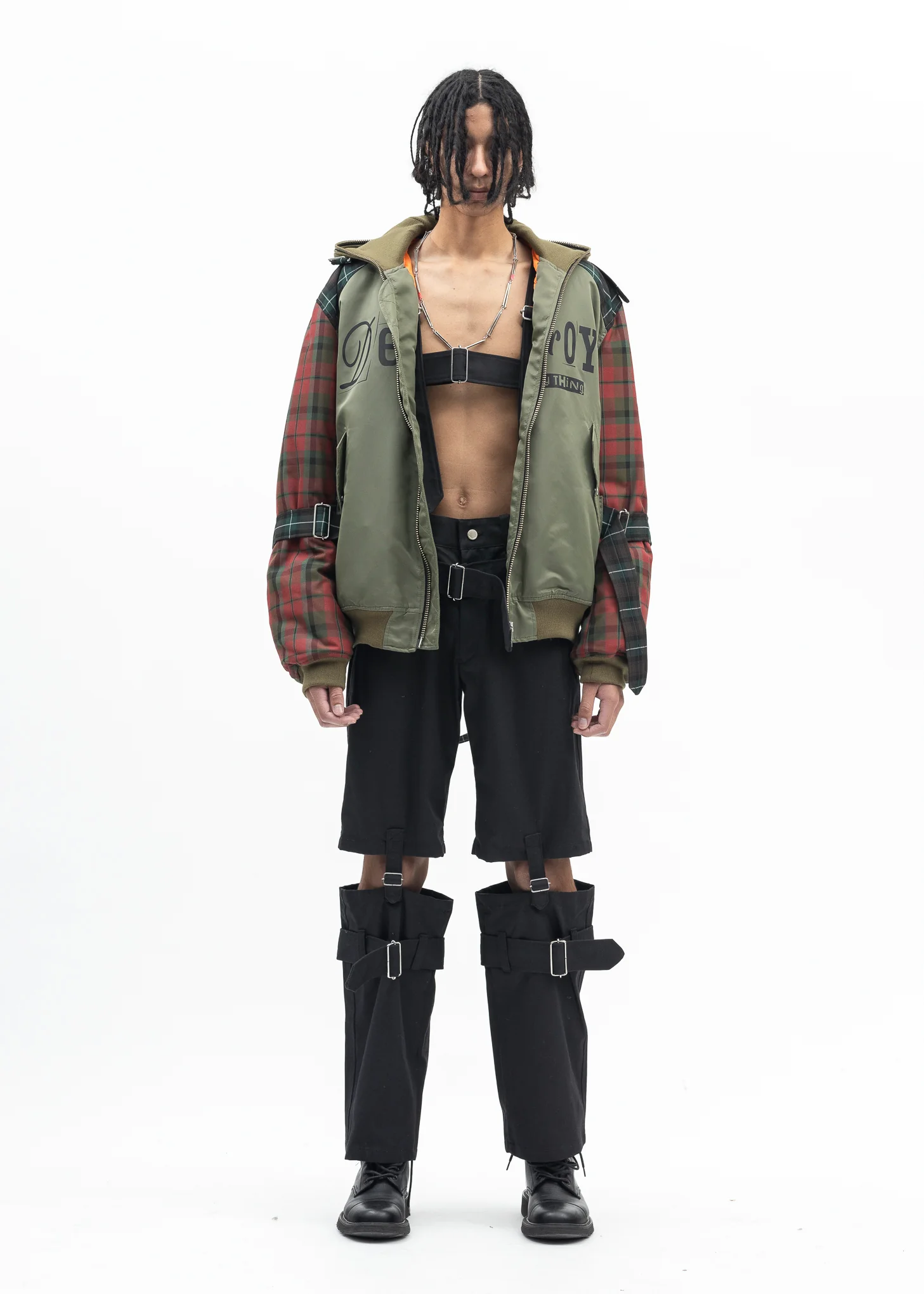 BLACK HARNESS BONDAGE PANTS - Image 7