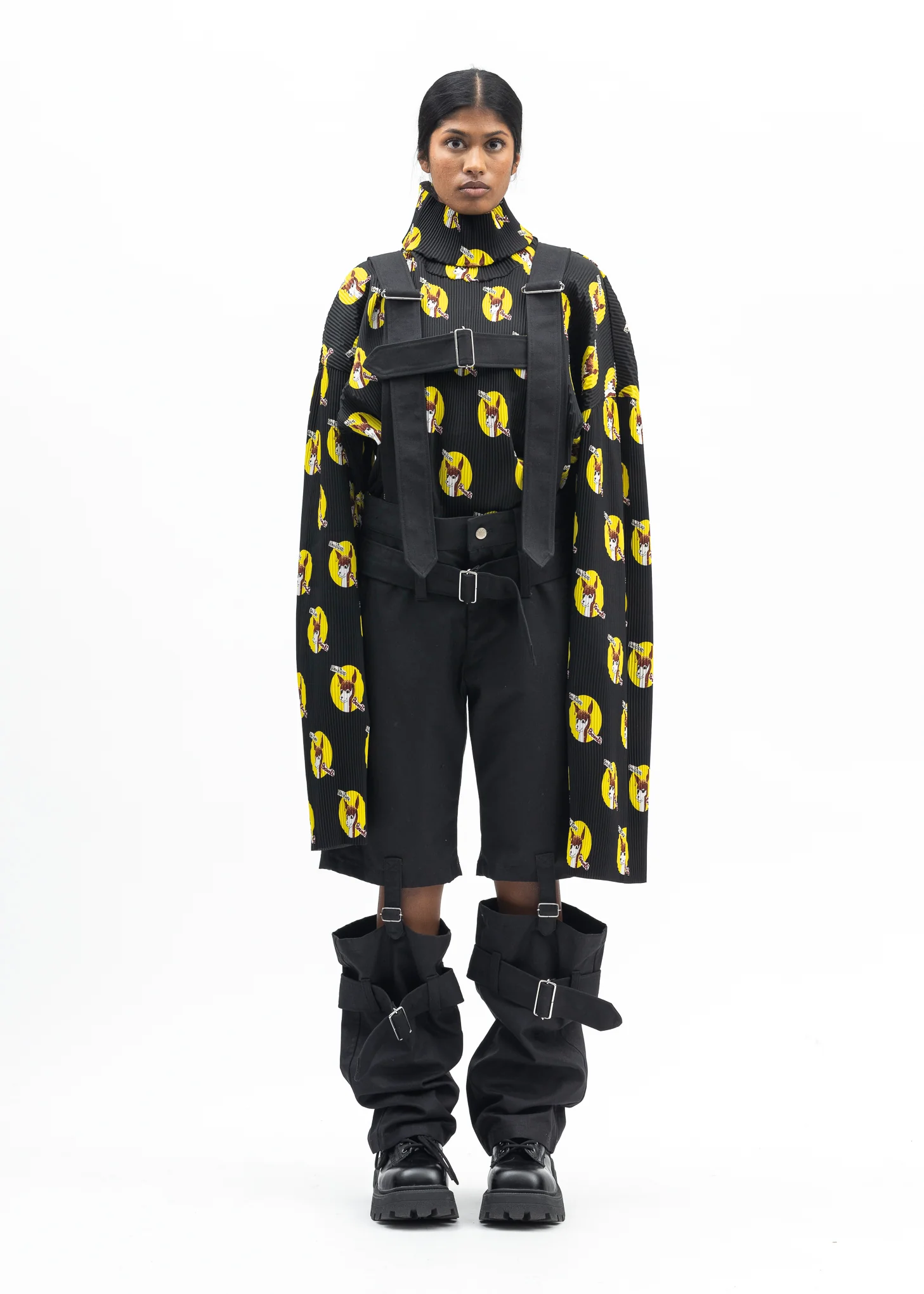 BLACK HARNESS BONDAGE PANTS - Image 6