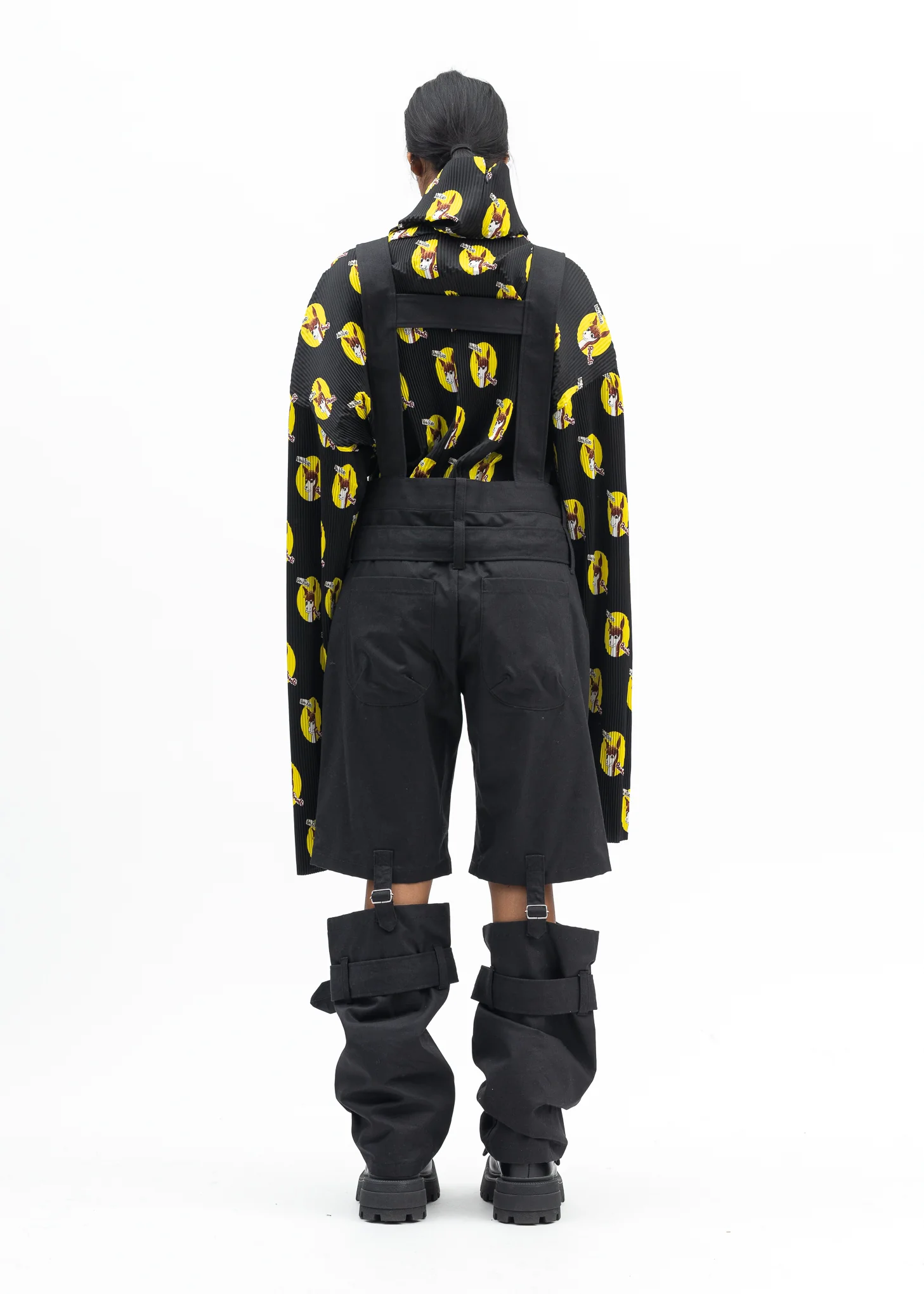 BLACK HARNESS BONDAGE PANTS - Image 7