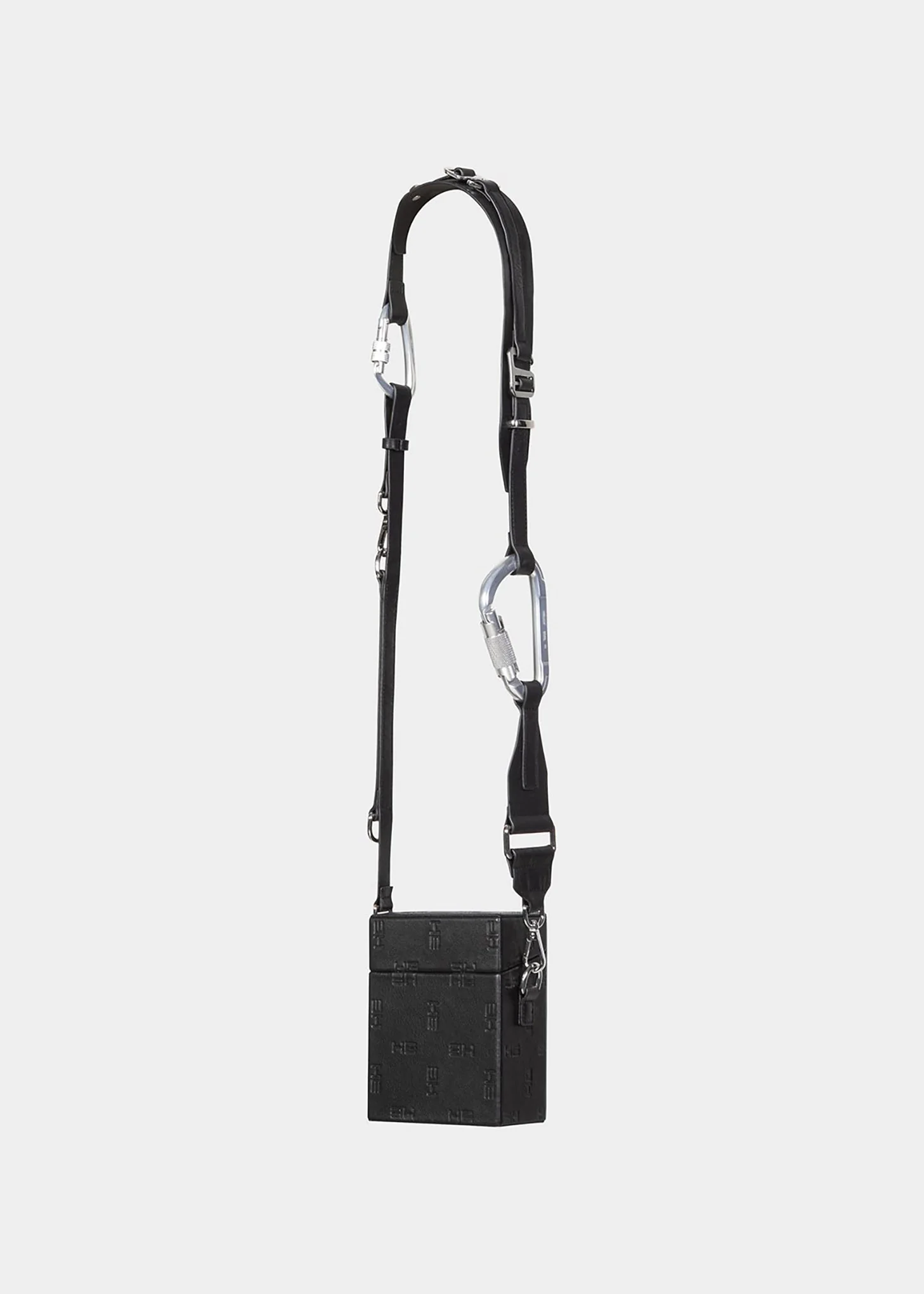 Black HE MONOGRAM STRAP BOX Bag