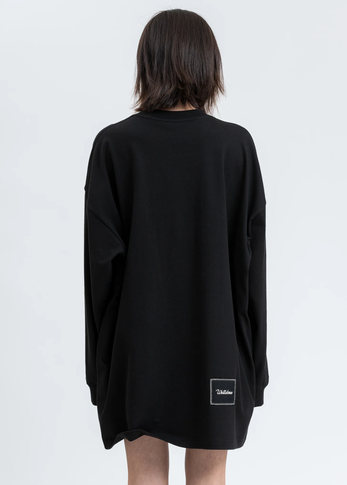 Black Heart Patch 'I Love WD' Long Sleeve Shirt - Image 4