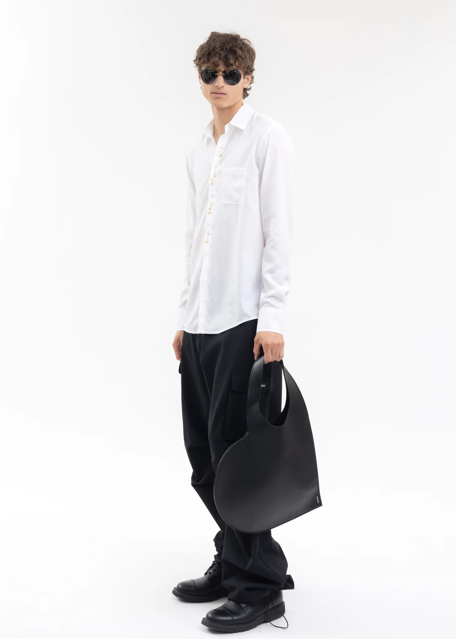 BLACK HEART TOTE BAG - Image 5