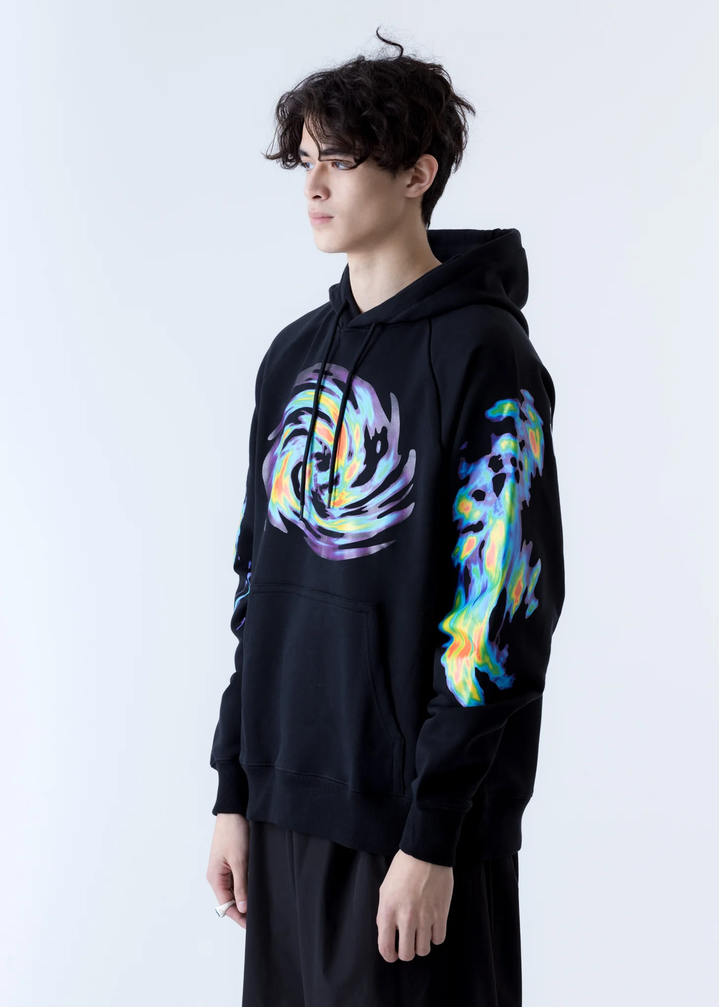 Black Heatmap Racing Hoodie - Image 3