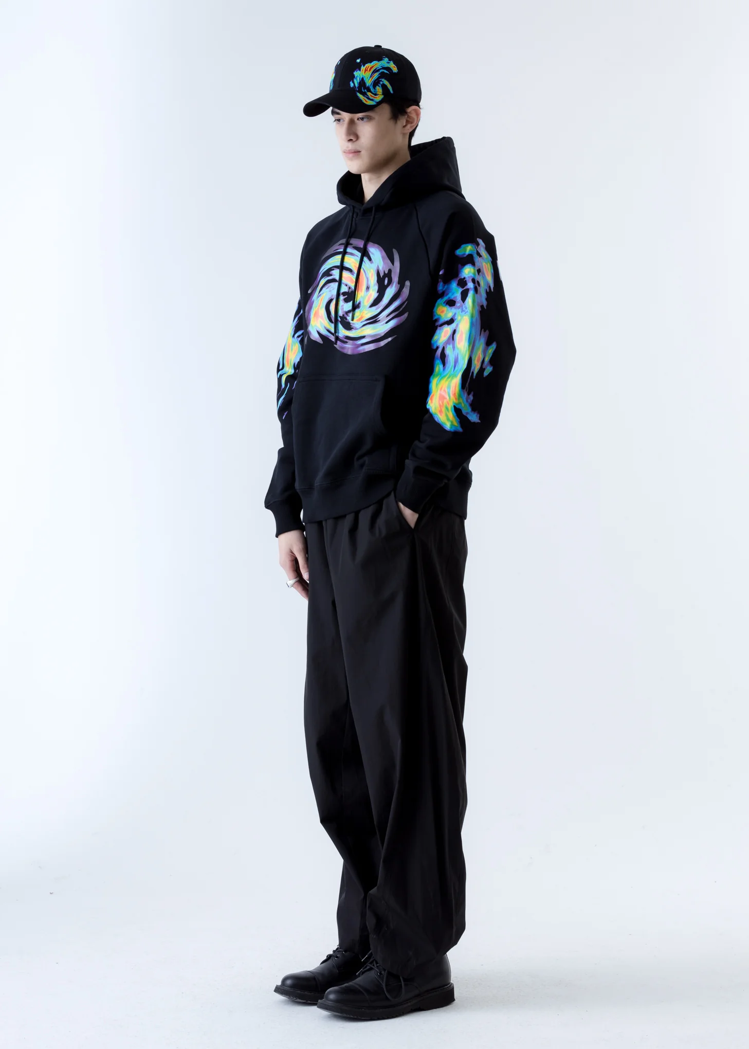 Black Heatmap Racing Hoodie - Image 6