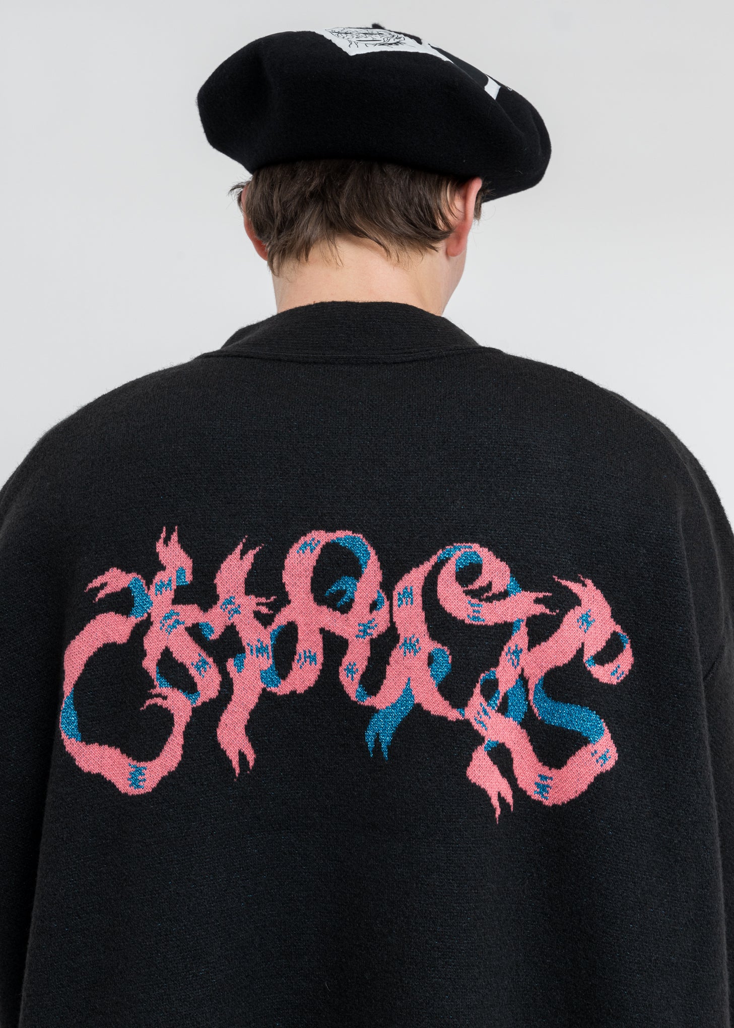 Black Heaven Girl Knit Cardigan - Image 2