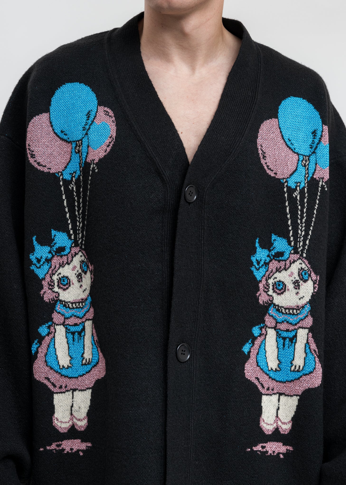 Black Heaven Girl Knit Cardigan - Image 5