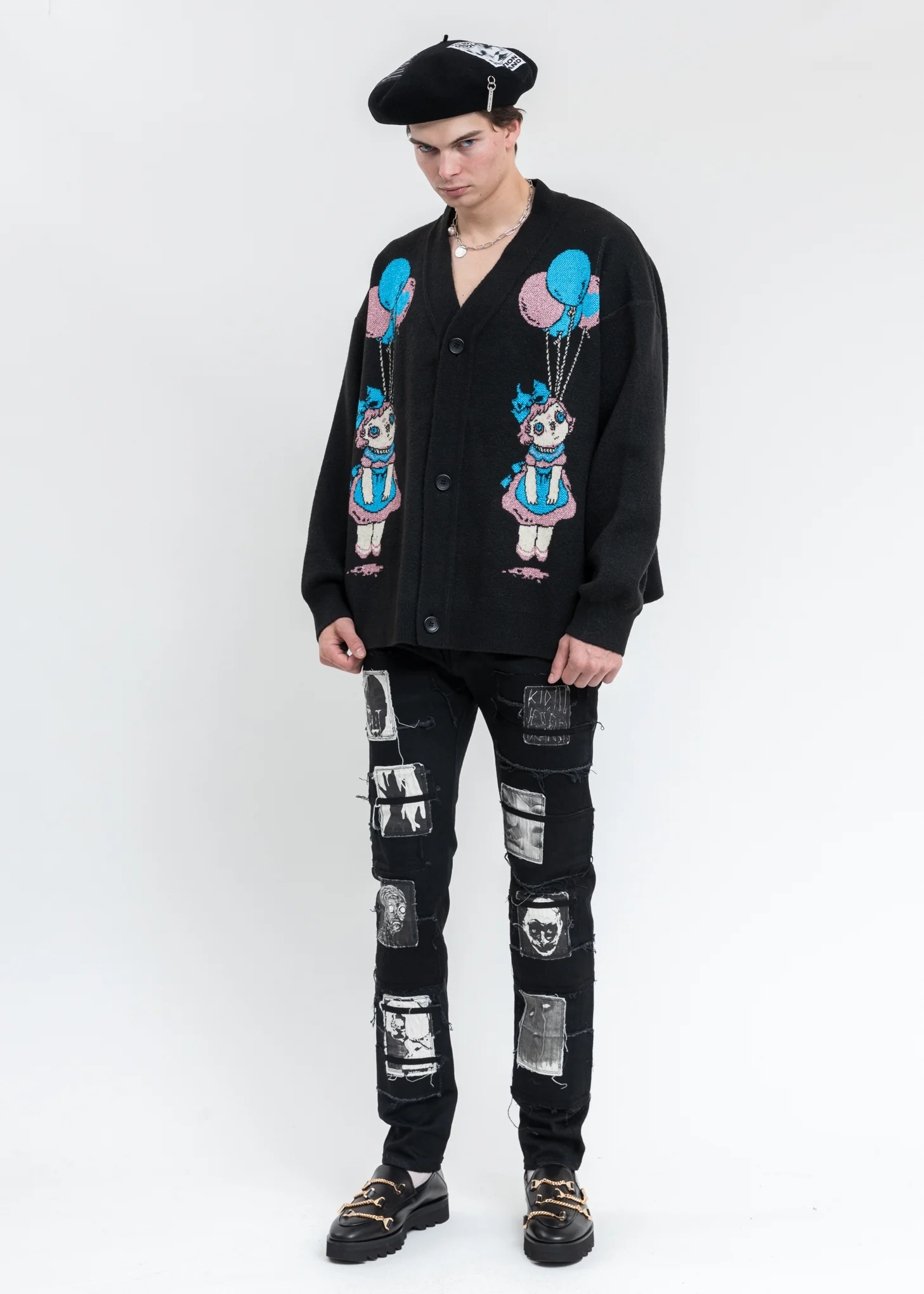 Black Heaven Girl Knit Cardigan - Image 6