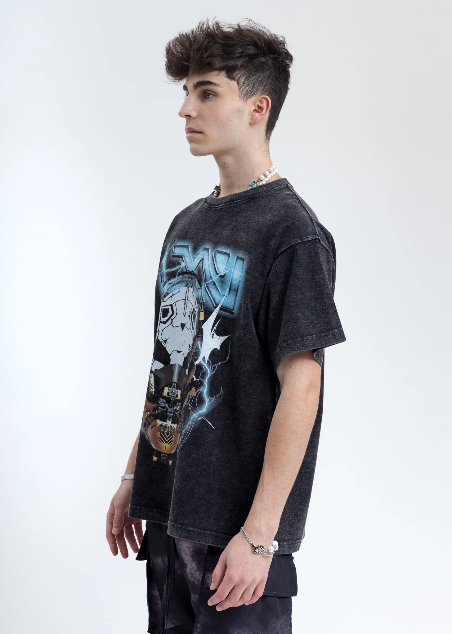 Black Helmet T-Shirt - Image 2