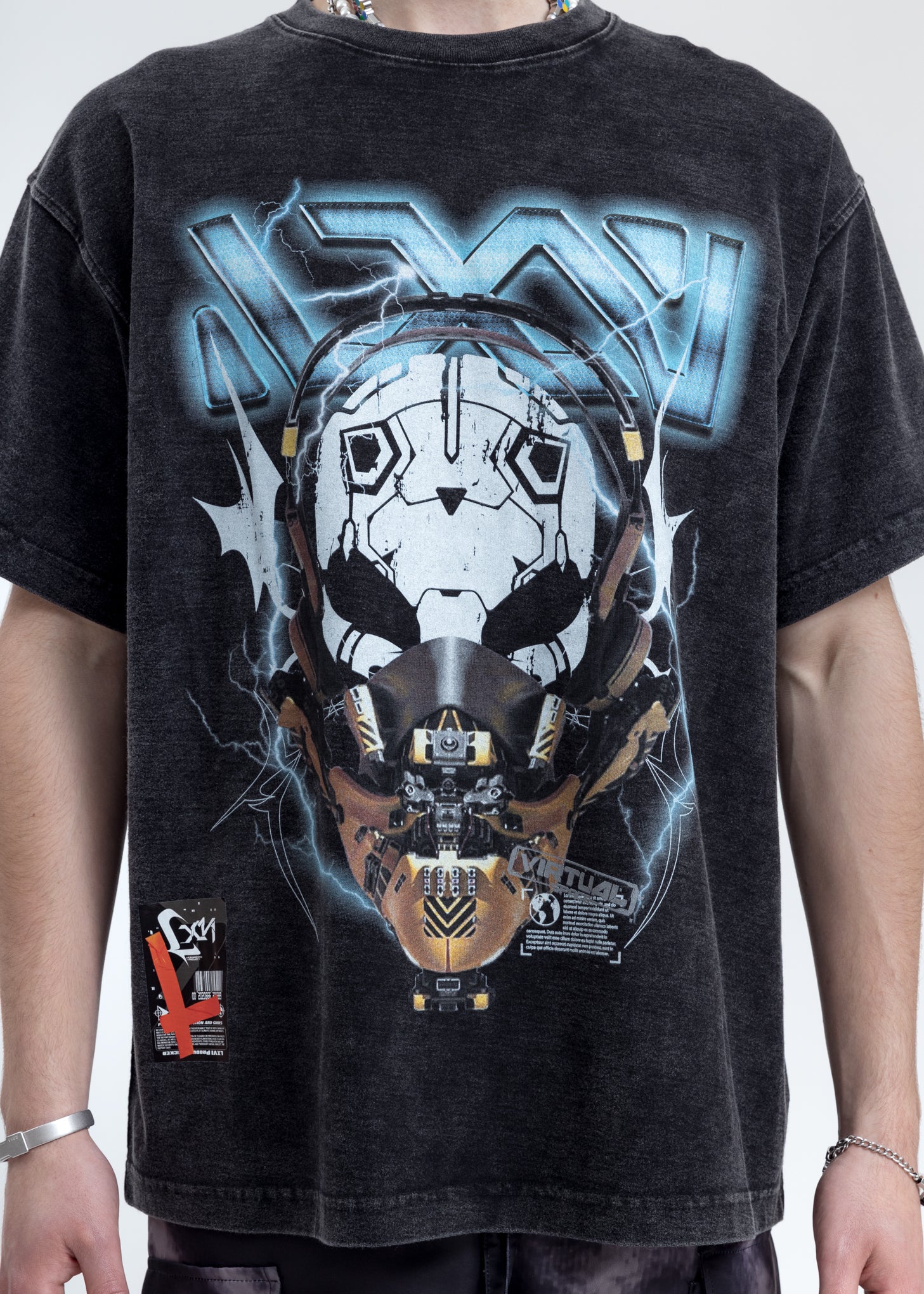 Black Helmet T-Shirt - Image 4
