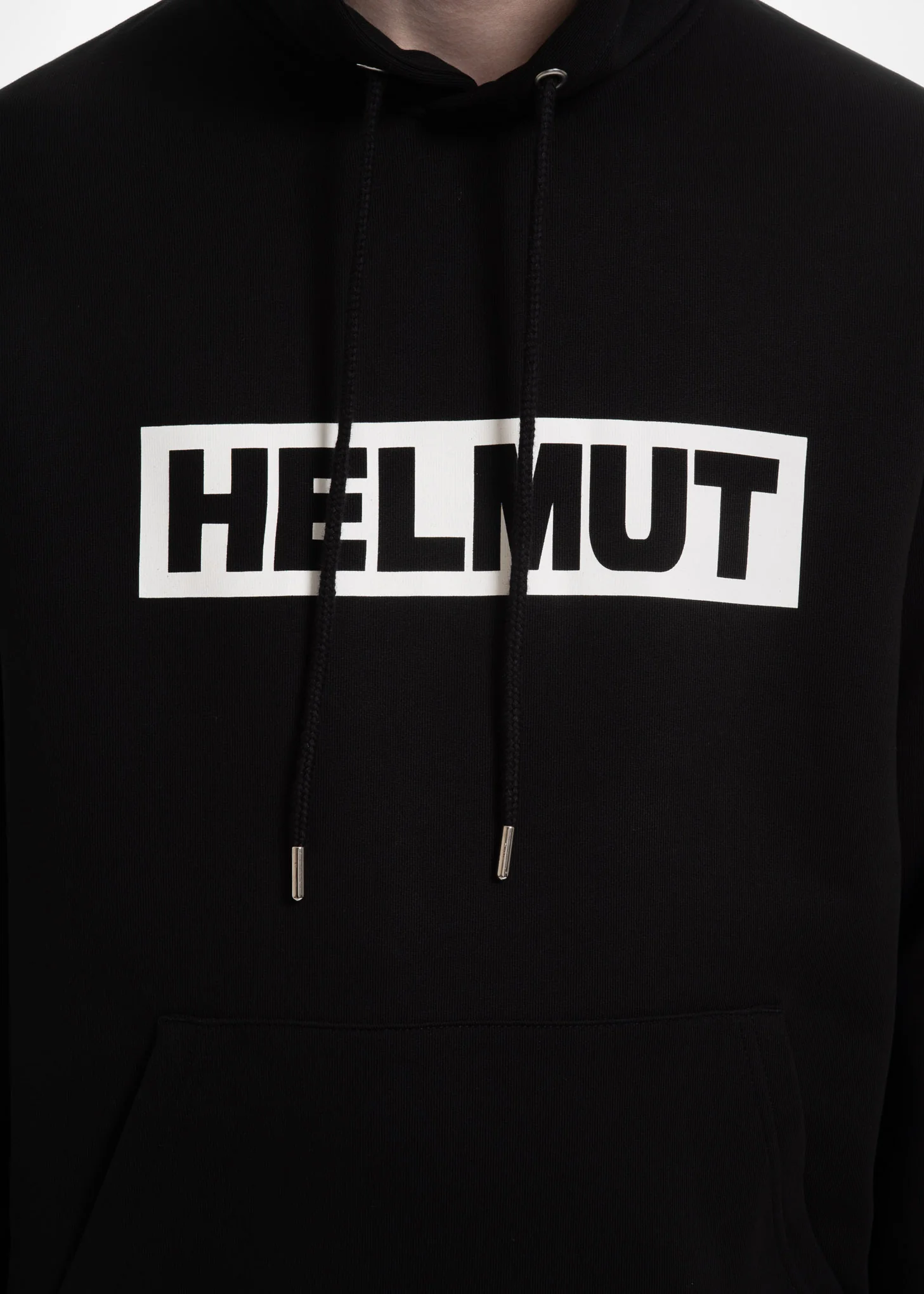 Black Helmut Logo Hoodie - Image 2