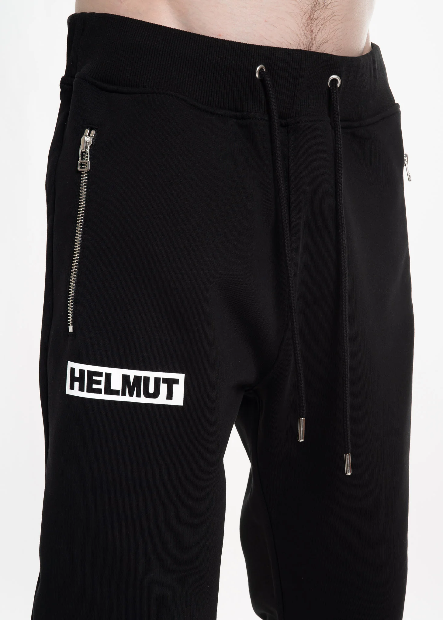 Black Helmut Logo Sweatpant - Image 2