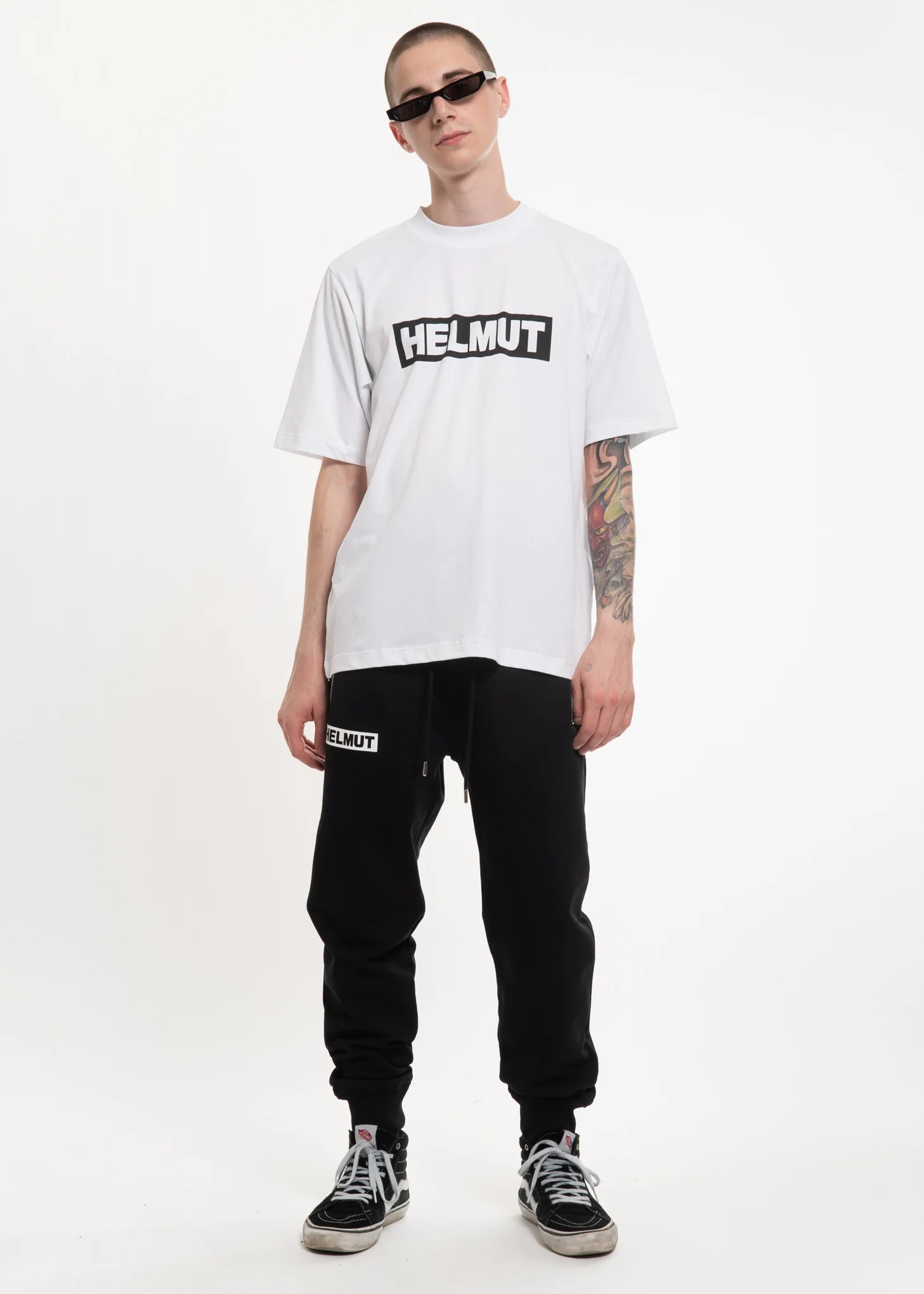 Black Helmut Logo T-Shirt - Image 3