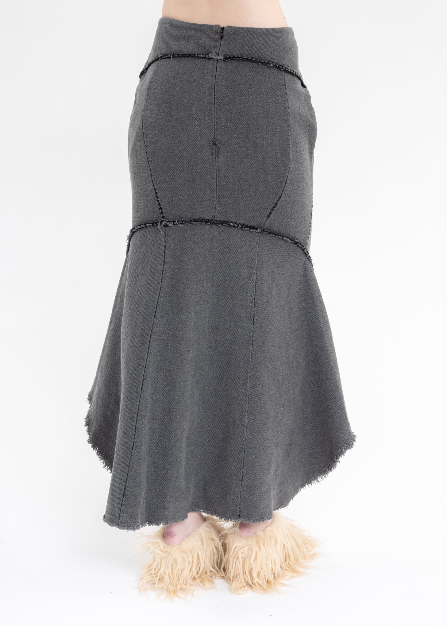 GREY HEMP SKIRT - Image 3