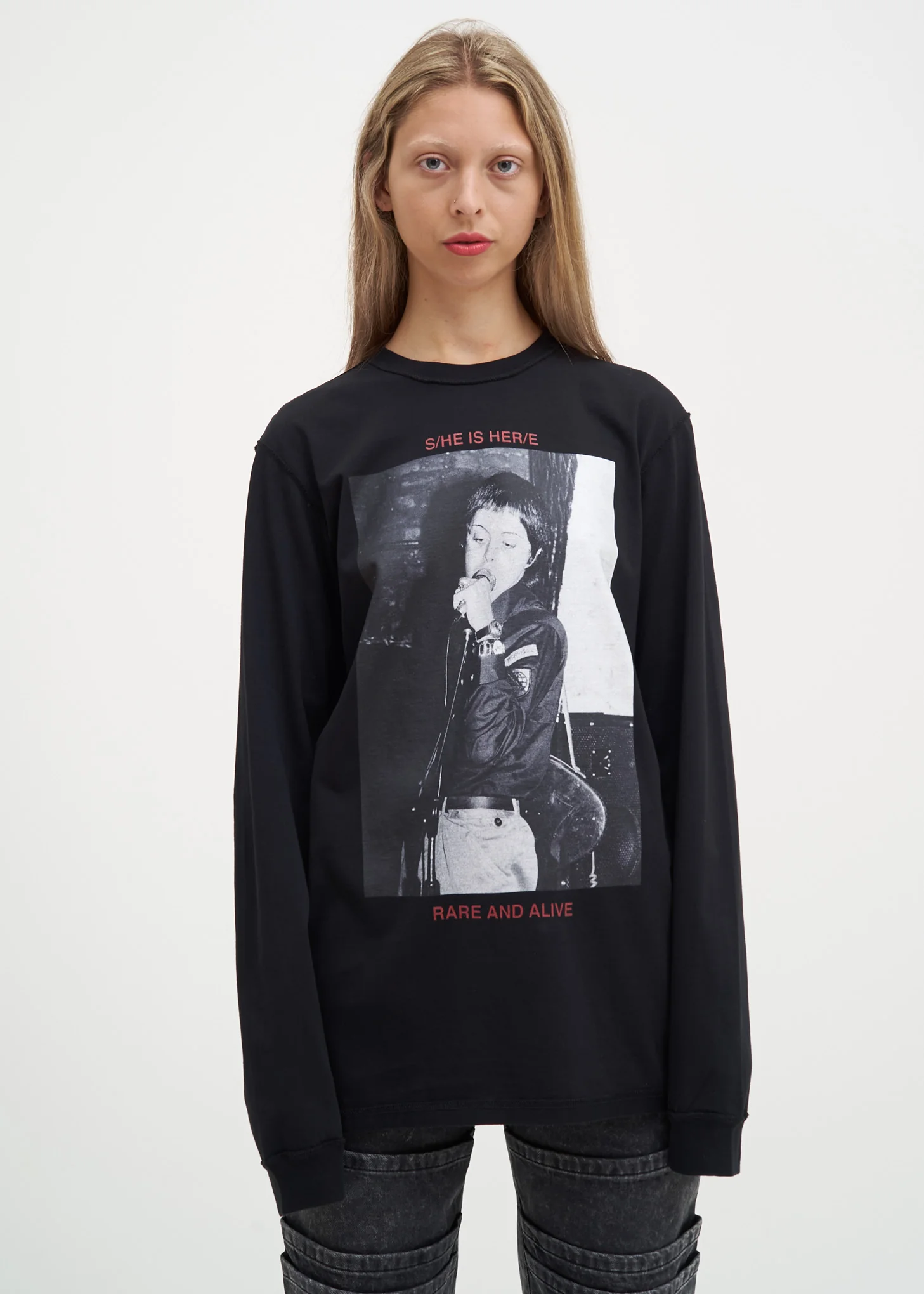 Black Hero Long Sleeve T-Shirt