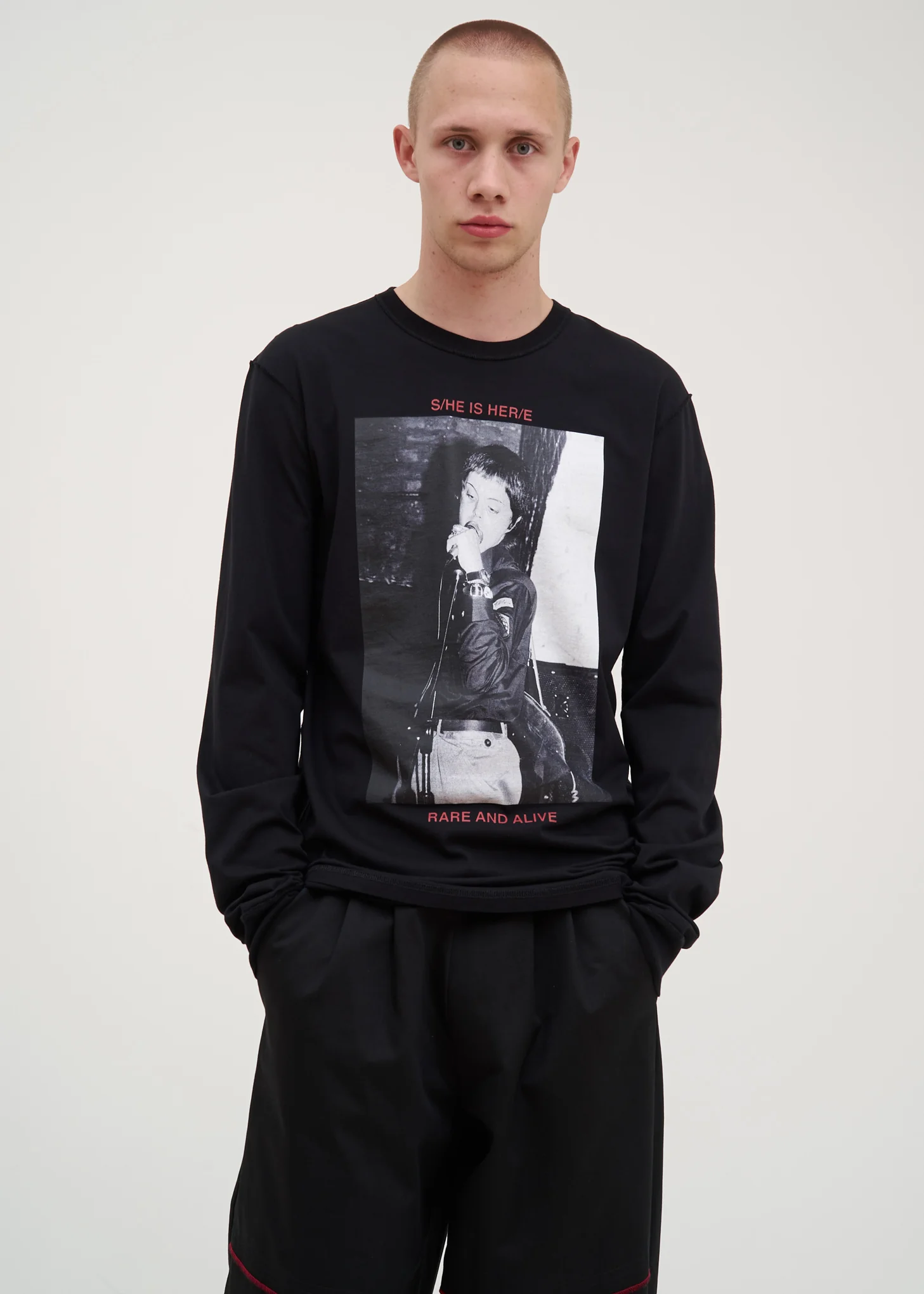 Black Hero Long Sleeve T-Shirt